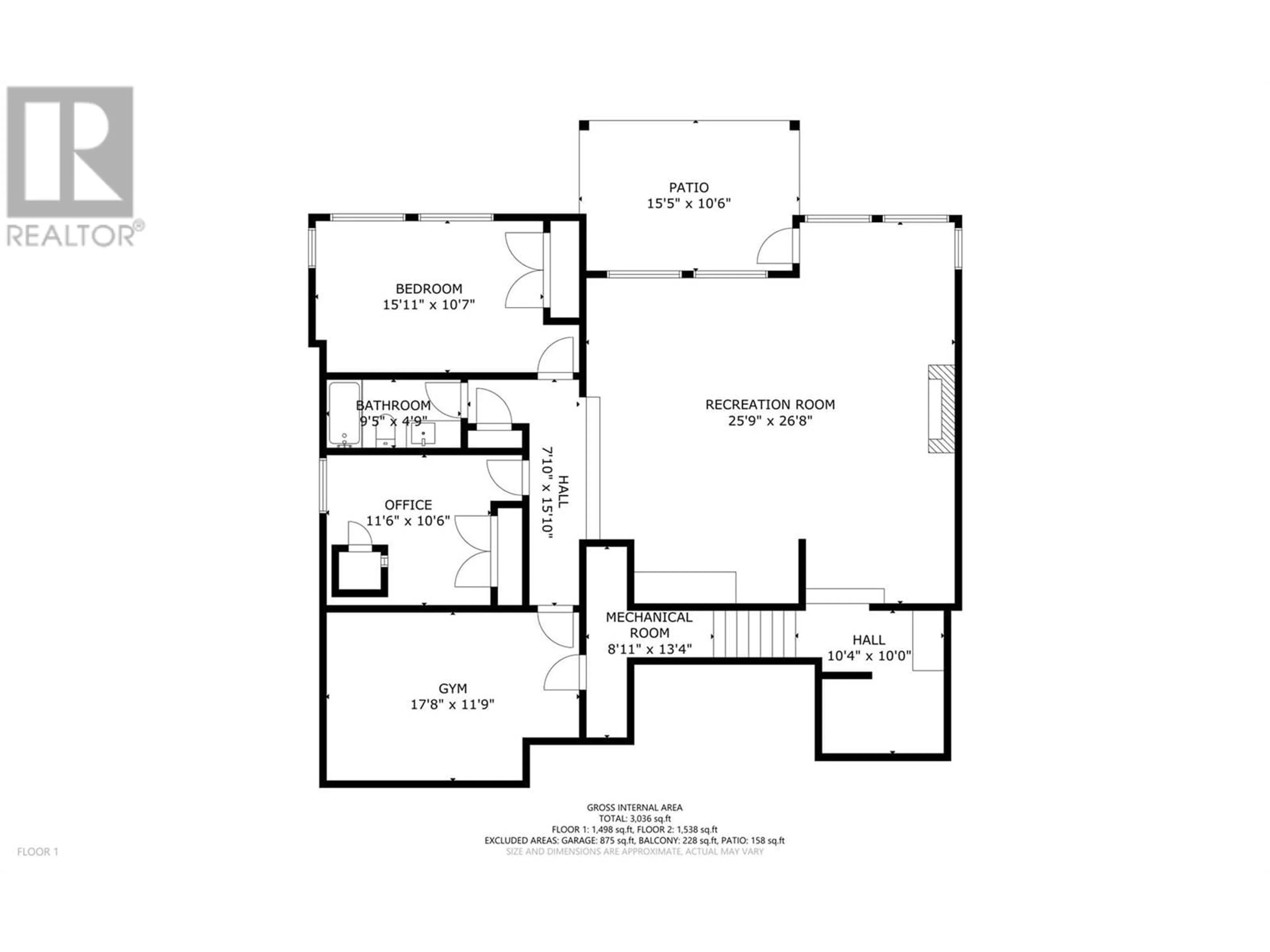 Floor plan for 2502 HEDGESTONE DRIVE, West Kelowna British Columbia V4T2Y3