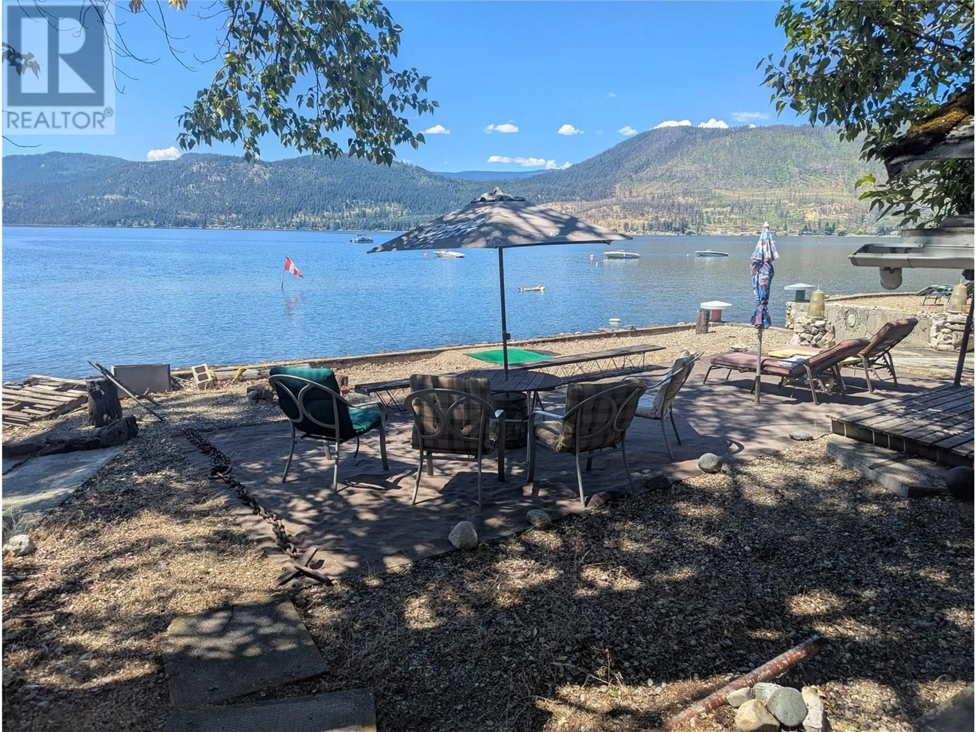 Patio, water/lake/river/ocean view for 312 SCHOUTEN ROAD, Chase British Columbia V0E1M2