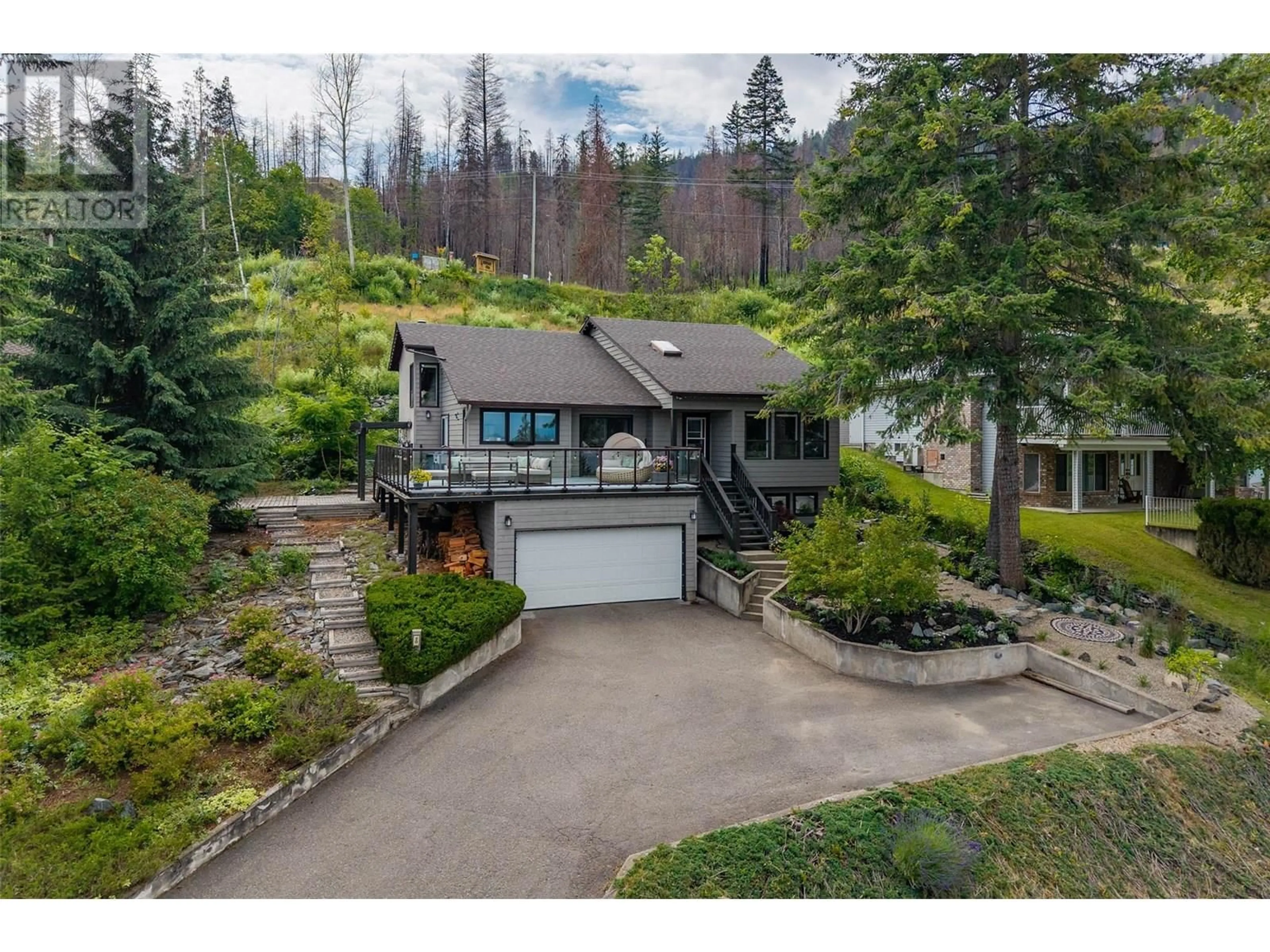A pic from outside/outdoor area/front of a property/back of a property/a pic from drone, unknown for 20 - 4498 SQUILAX ANGLEMONT ROAD, Scotch Creek British Columbia V0E1M5
