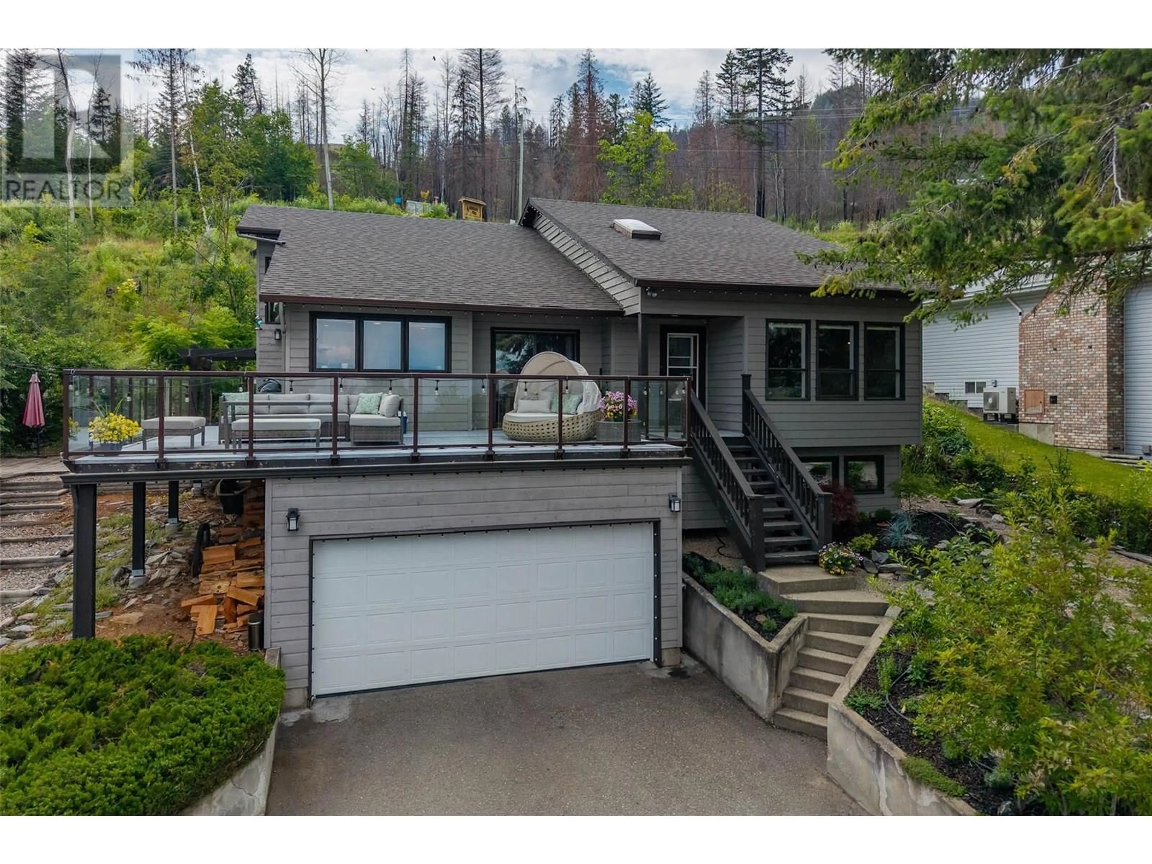 A pic from outside/outdoor area/front of a property/back of a property/a pic from drone, unknown for 20 - 4498 SQUILAX ANGLEMONT ROAD, Scotch Creek British Columbia V0E1M5
