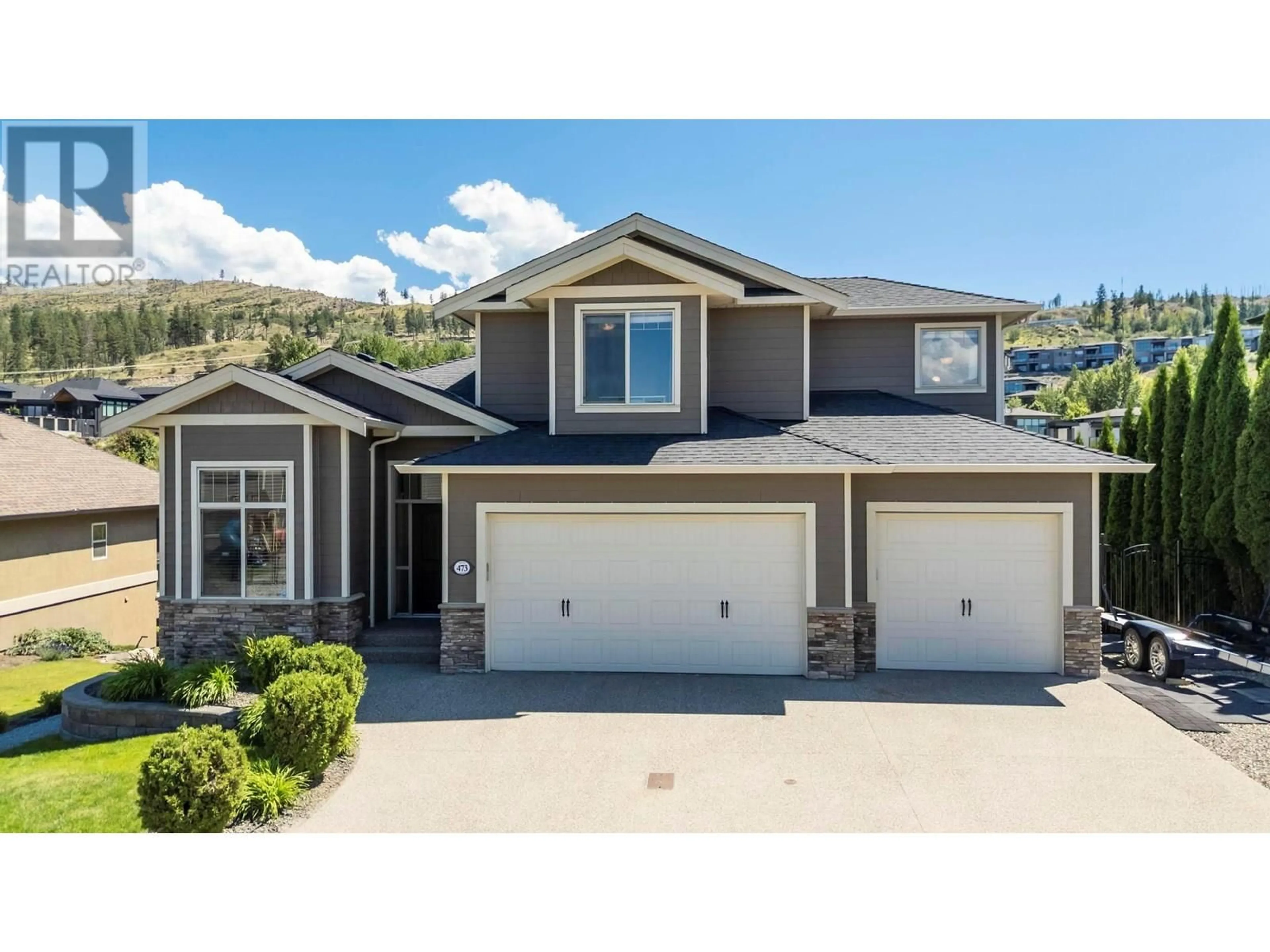 Home with vinyl exterior material, unknown for 473 SWAN DRIVE, Kelowna British Columbia V1W5J5