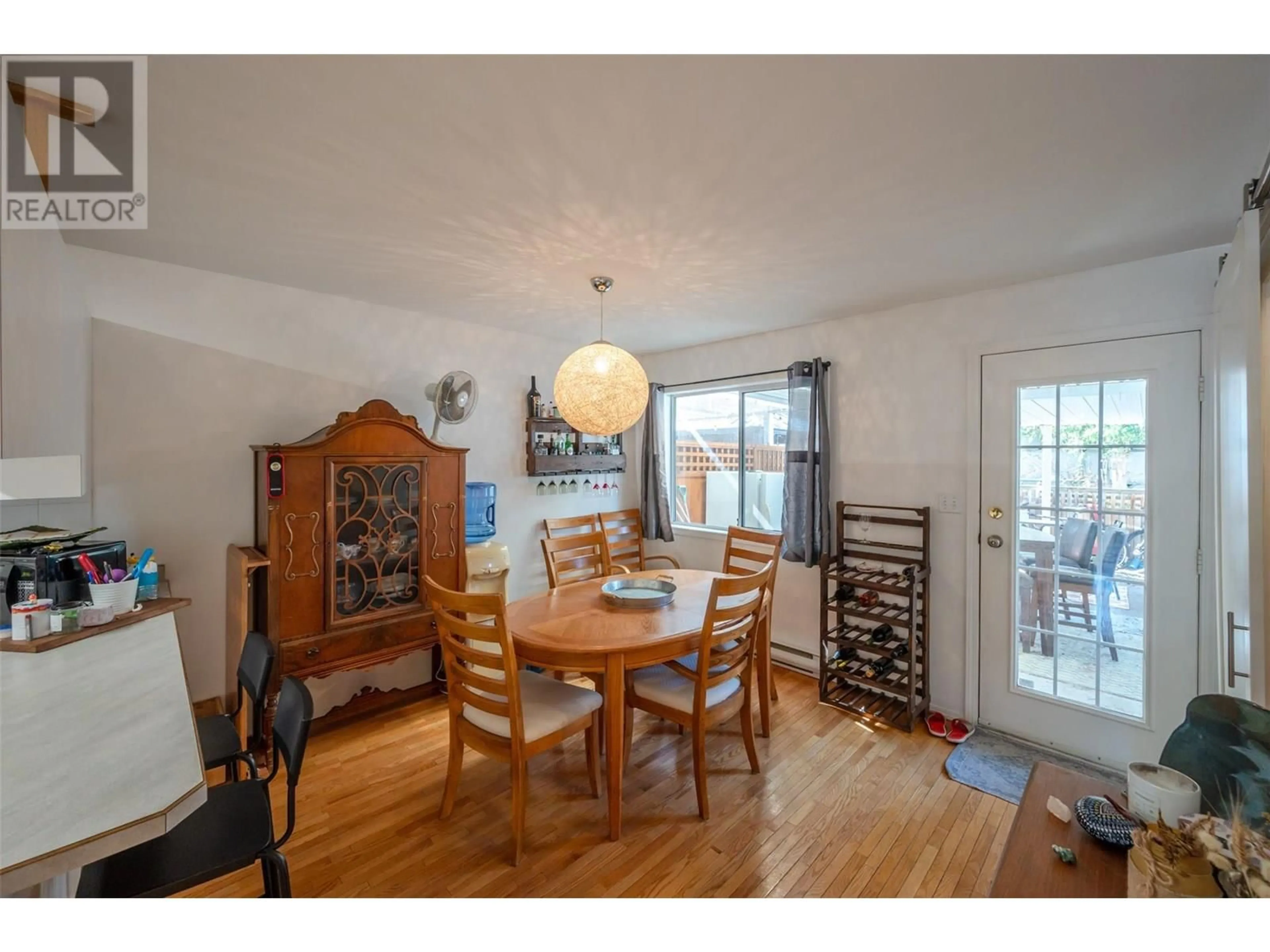 Dining room, wood/laminate floor for 20 CACTUS CRESCENT, Osoyoos British Columbia V0H1V1