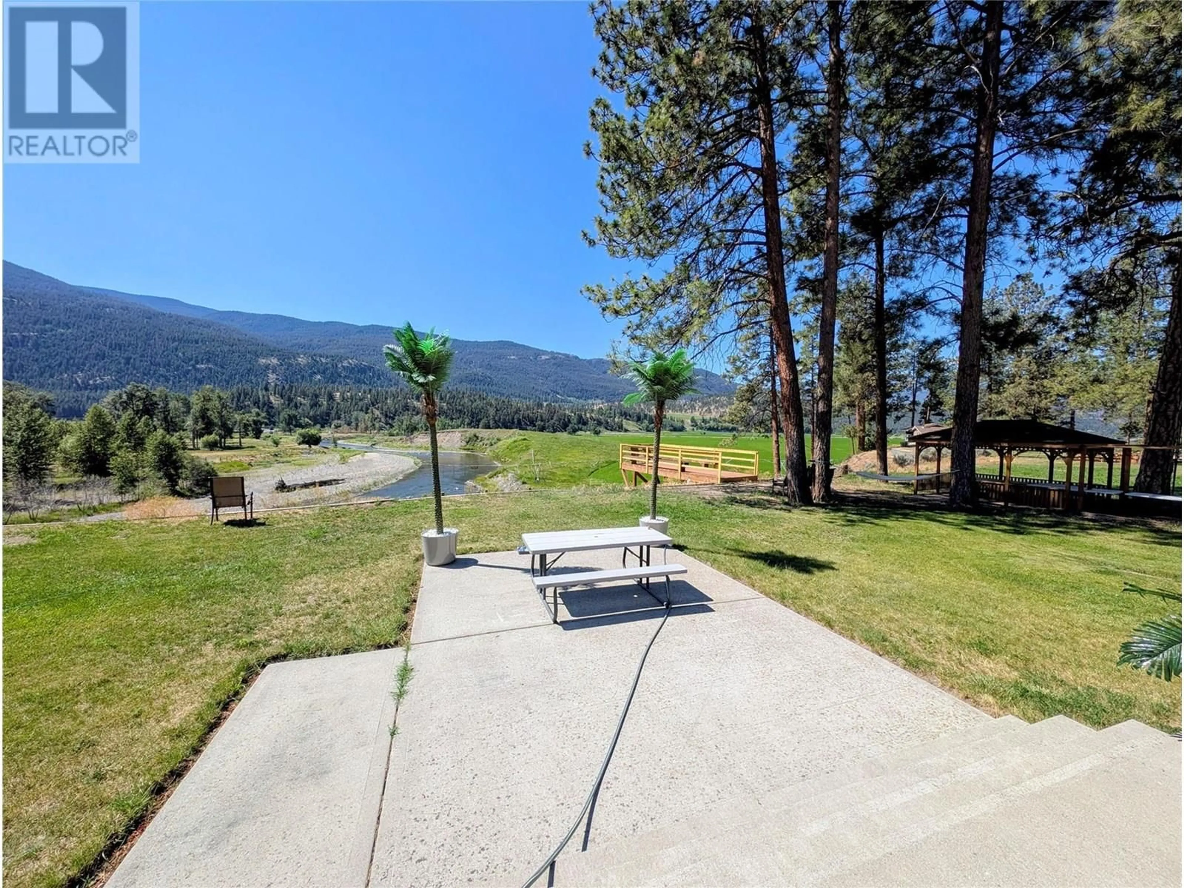Patio, water/lake/river/ocean view for 2224 MERRITT SPENCES BRIDGE HWY OTHER, Merritt British Columbia V0K1Y0