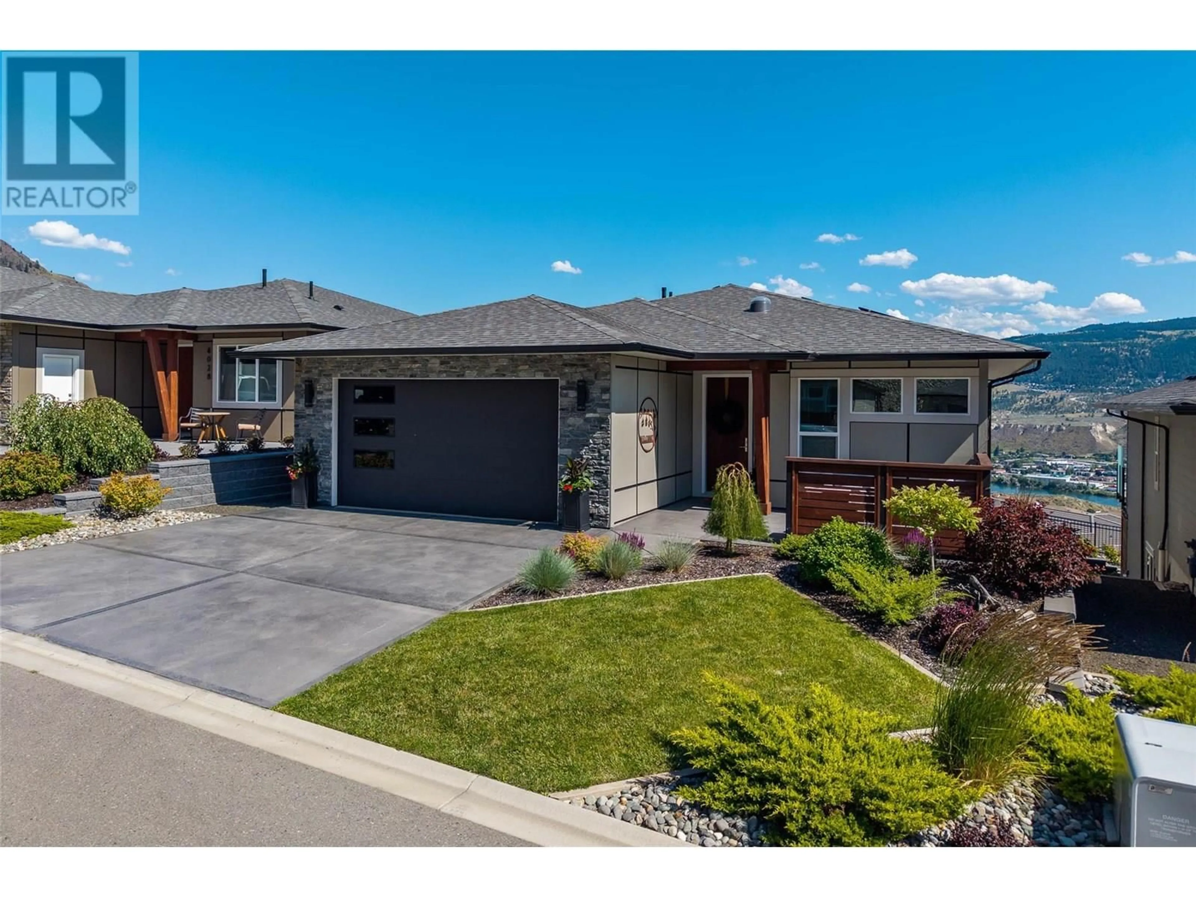 Home with brick exterior material, street for 4030 RIO VISTA WAY, Kamloops British Columbia V2H0E1