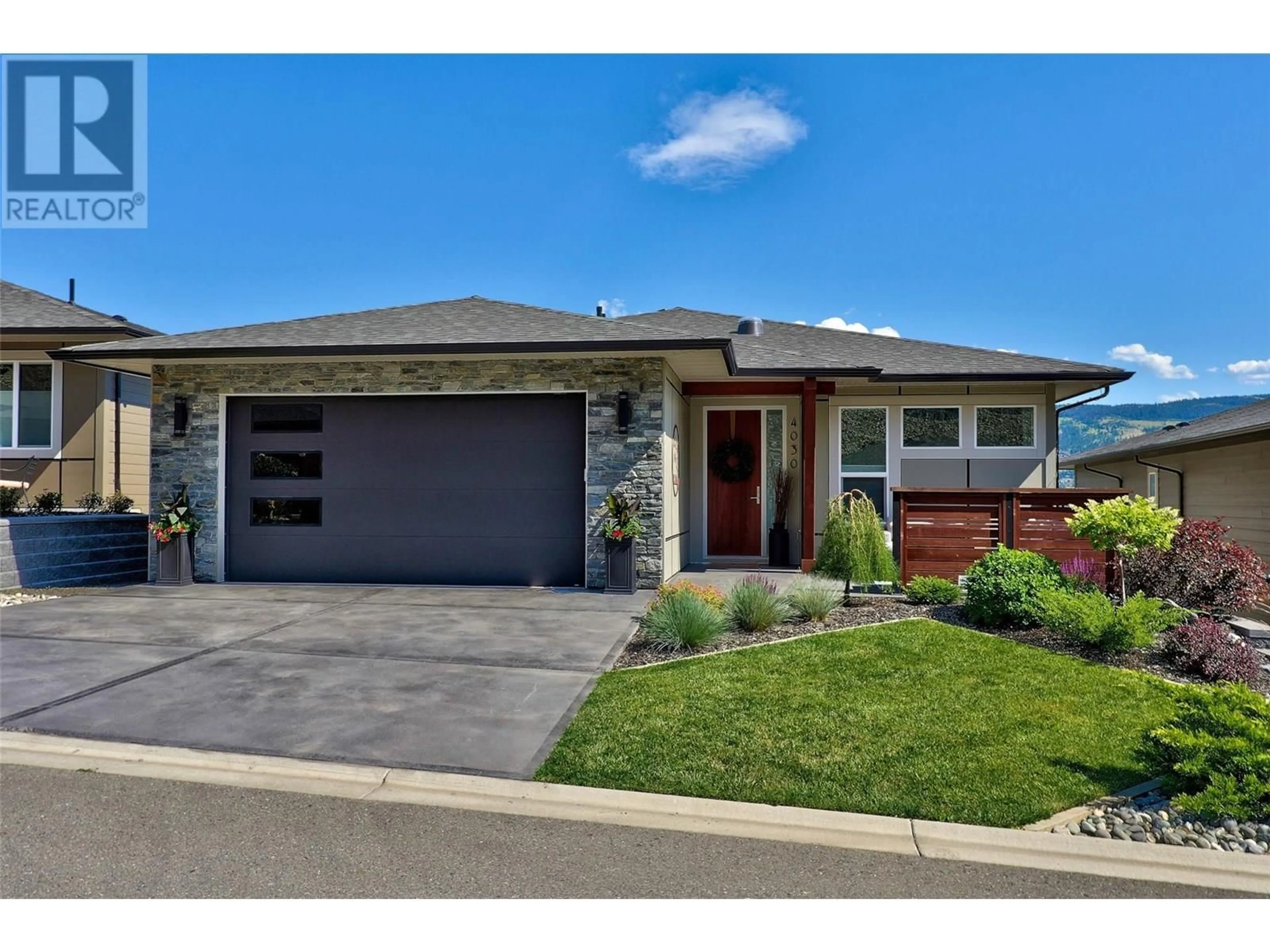 Home with brick exterior material, street for 4030 RIO VISTA WAY, Kamloops British Columbia V2H0E1