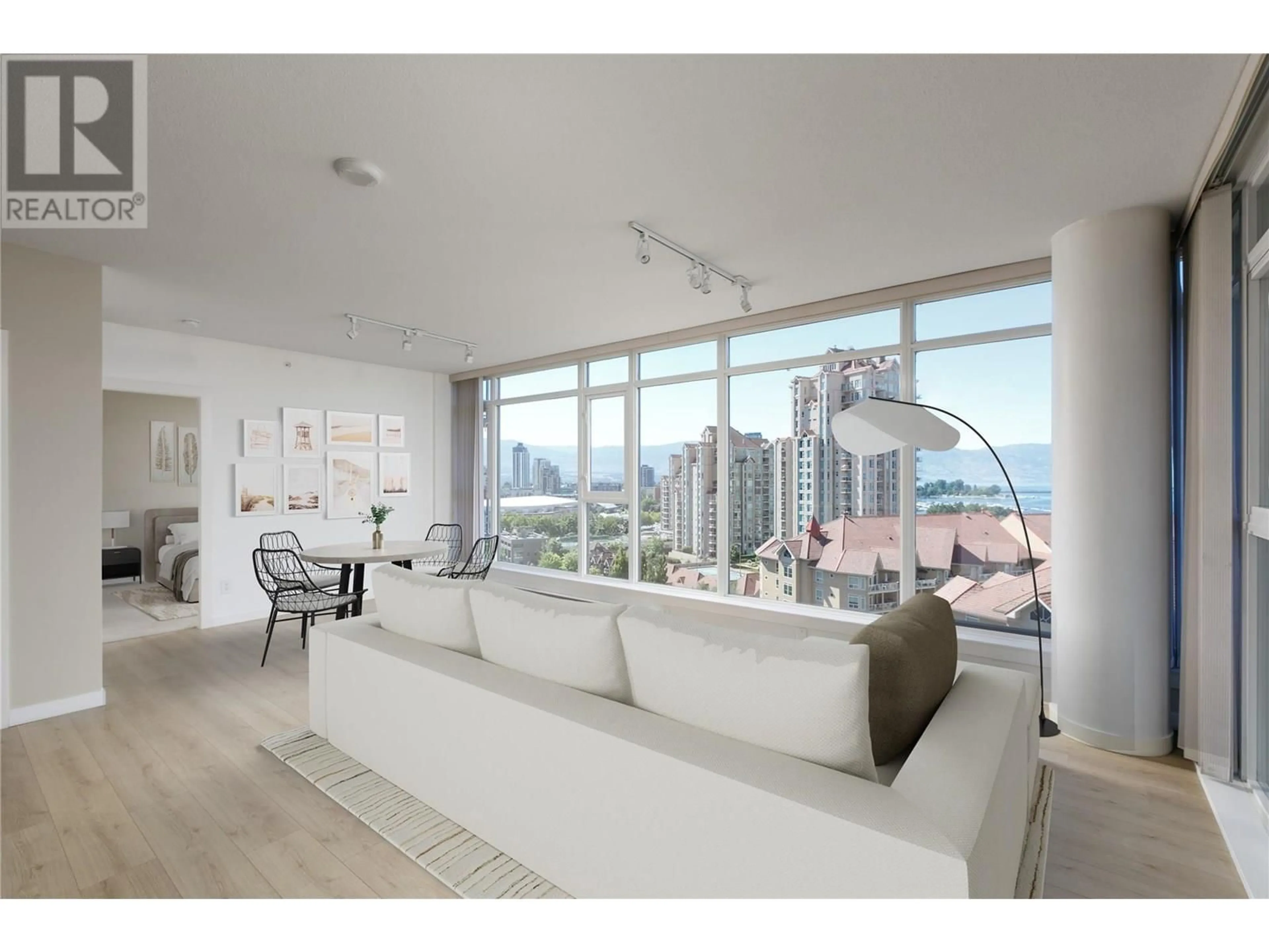 Living room with furniture, unknown for 1207 - 1075 SUNSET DRIVE, Kelowna British Columbia V1Y9Y9