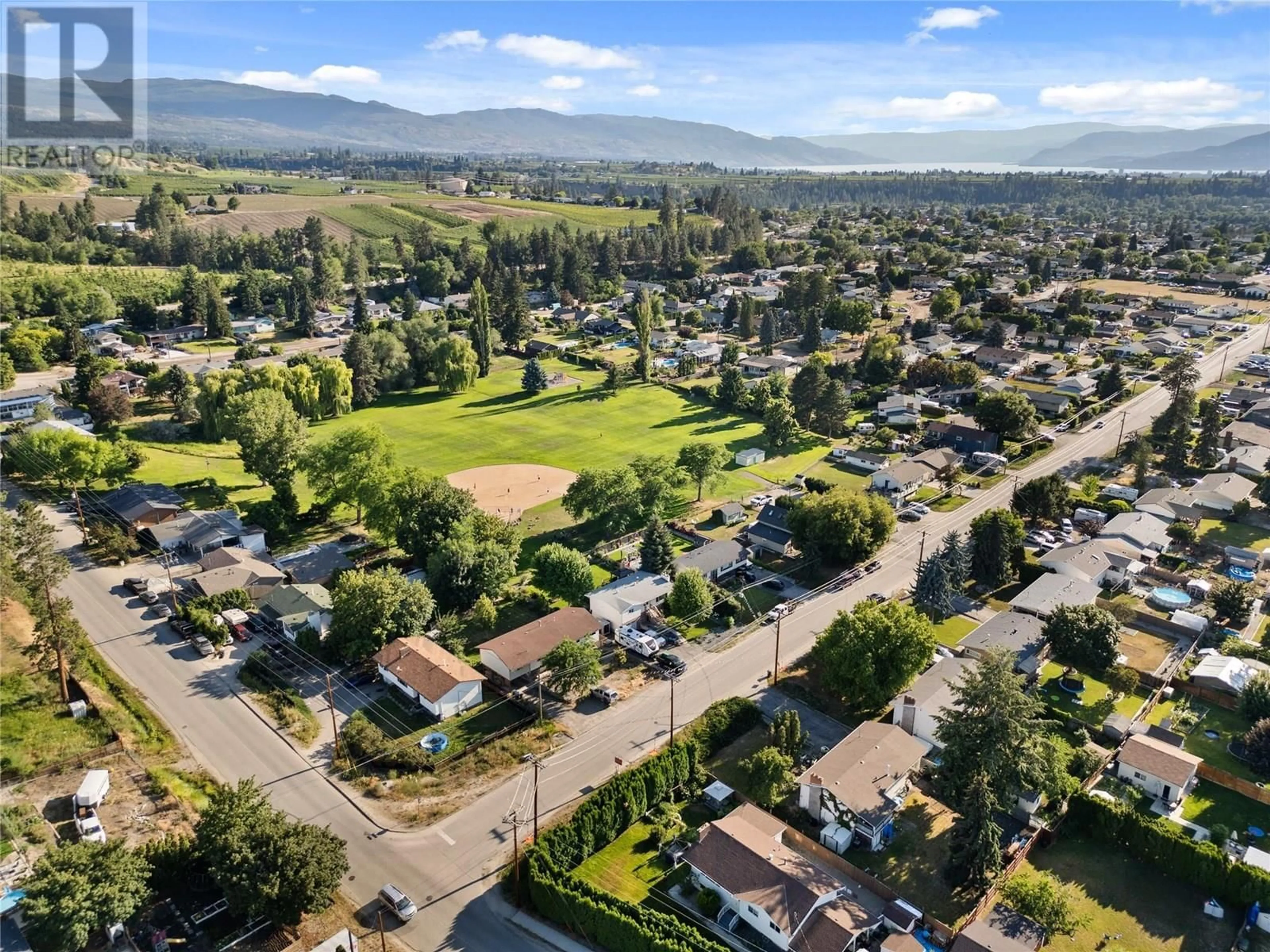 A pic from outside/outdoor area/front of a property/back of a property/a pic from drone, mountain view for 920 BELGO ROAD, Kelowna British Columbia V1X3A7