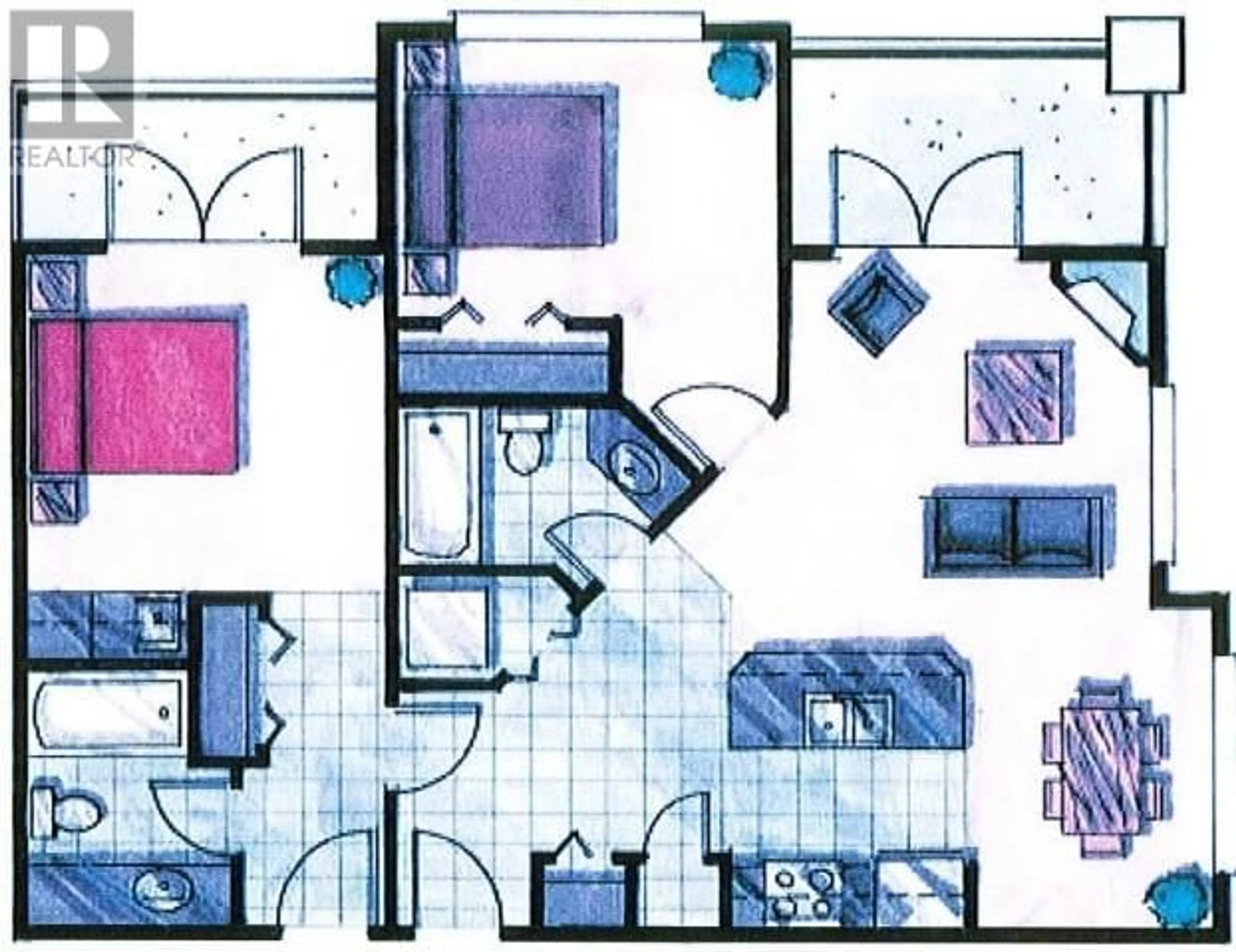 Floor plan for 111 - 1545 KICKING HORSE TRAIL, Golden British Columbia V0A1H0