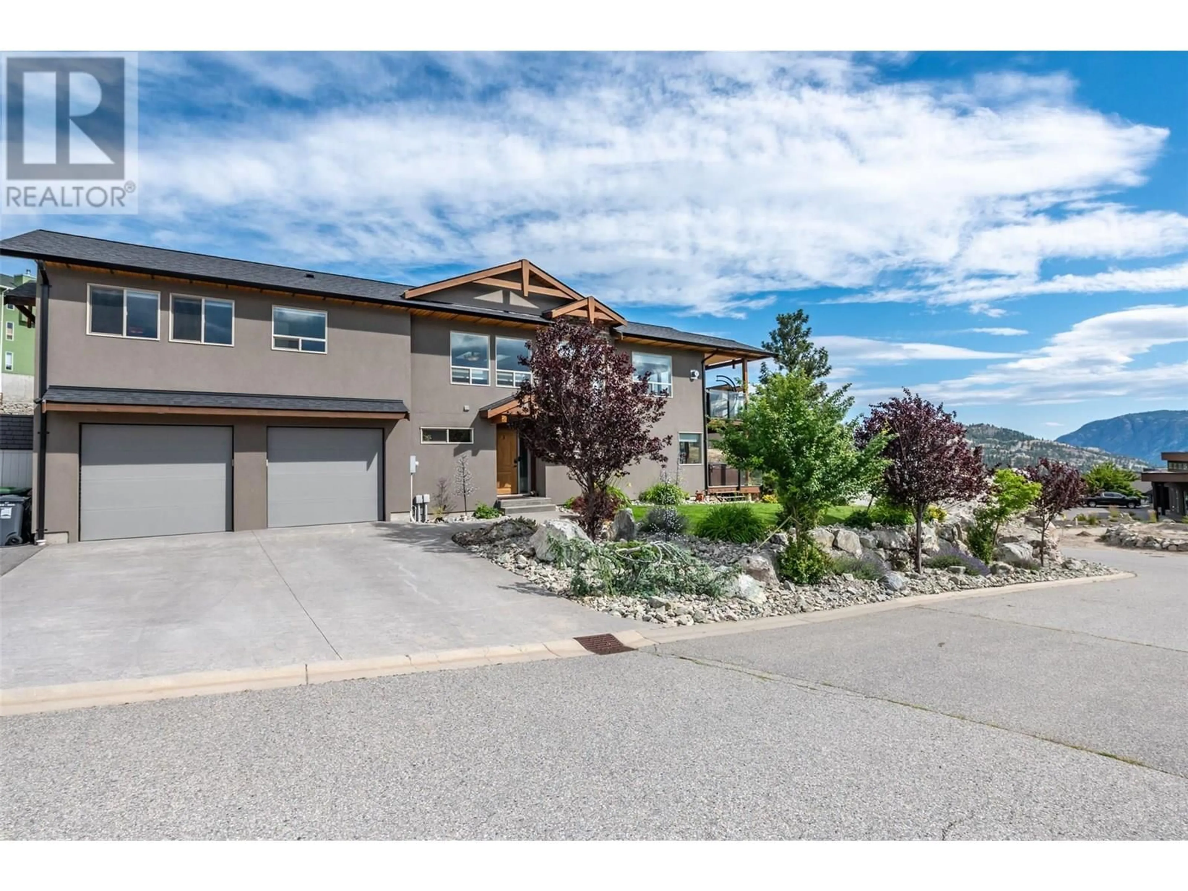 A pic from outside/outdoor area/front of a property/back of a property/a pic from drone, street for 108 CHARDONNAY COURT, Okanagan Falls British Columbia V0H1R3
