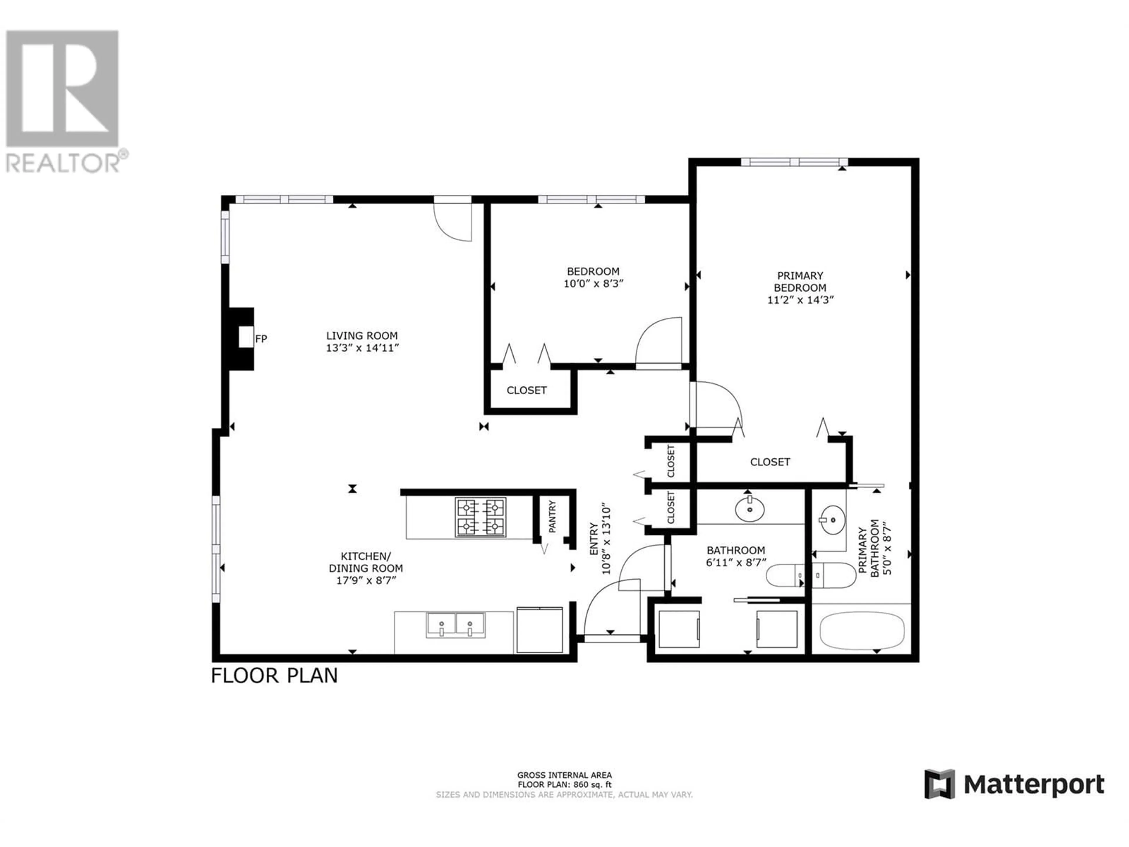 Floor plan for 103 - 703 GRANVILLE AVENUE, Enderby British Columbia V0E1V1