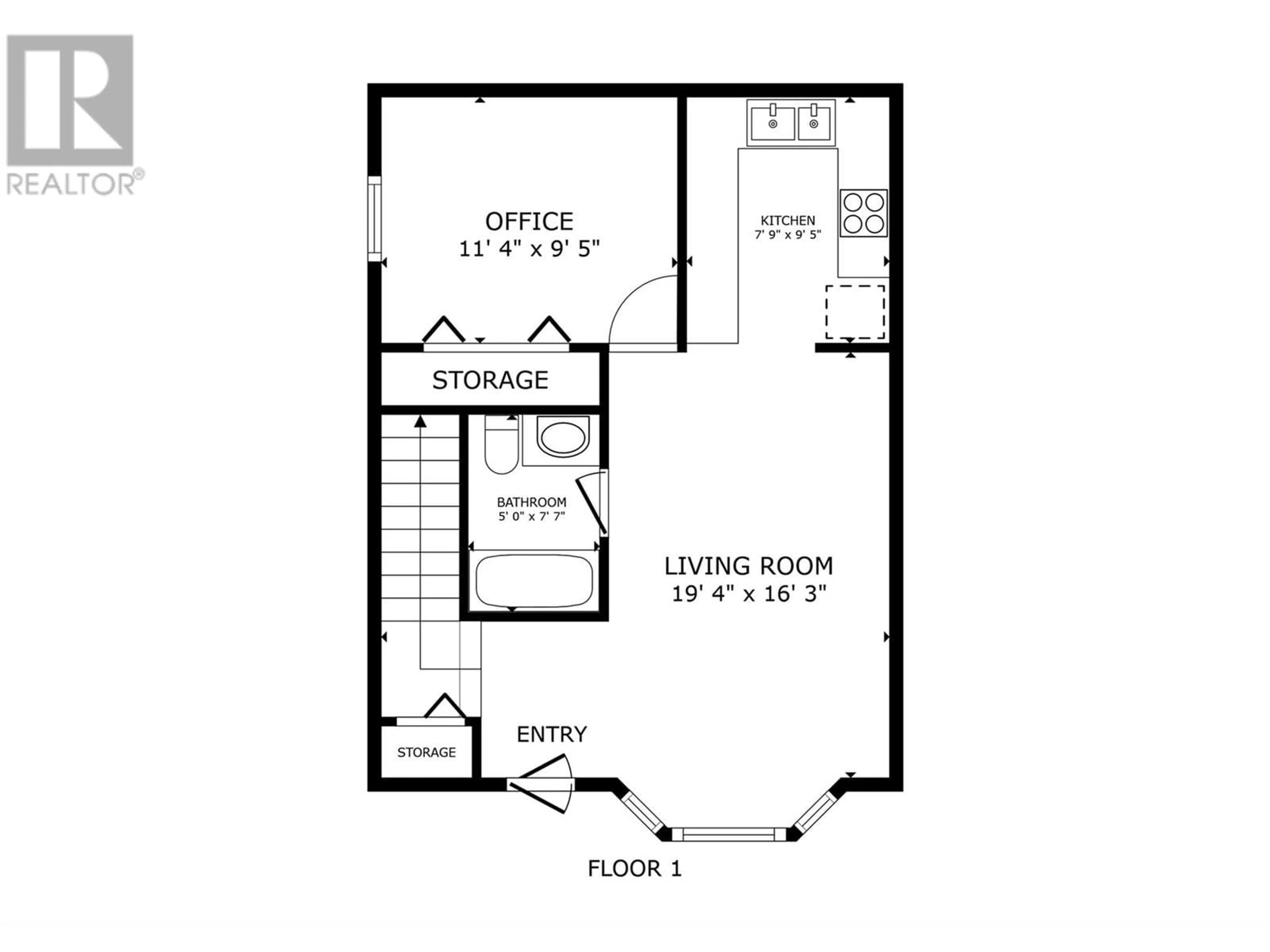 Floor plan for 209 - 3155 GORDON DRIVE, Kelowna British Columbia V1W3N5