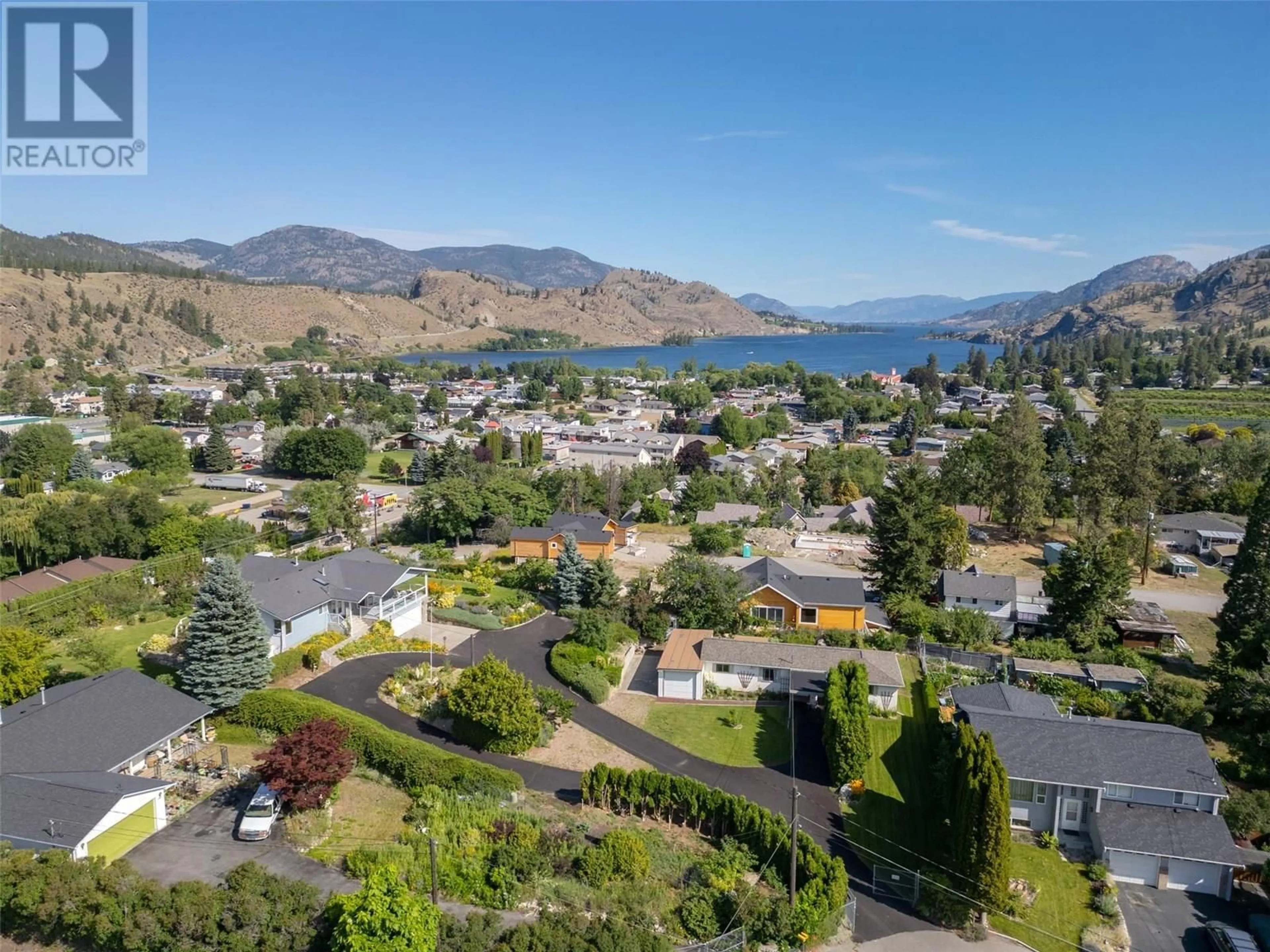 A pic from outside/outdoor area/front of a property/back of a property/a pic from drone, water/lake/river/ocean view for 4836/4840 BARTEN PLACE, Okanagan Falls British Columbia V0H1R2