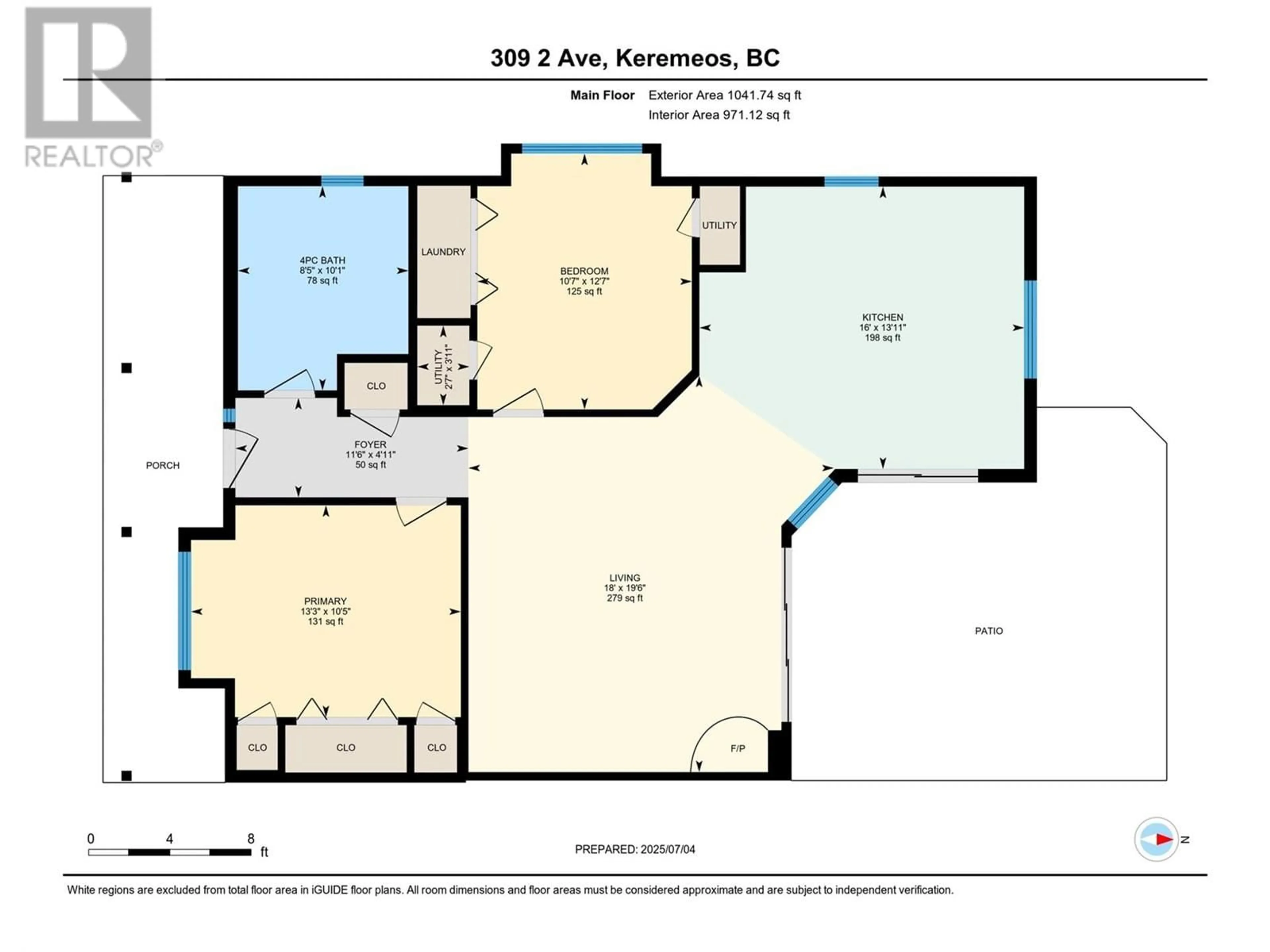 Floor plan for 309 2ND AVENUE, Keremeos British Columbia V0X1N3