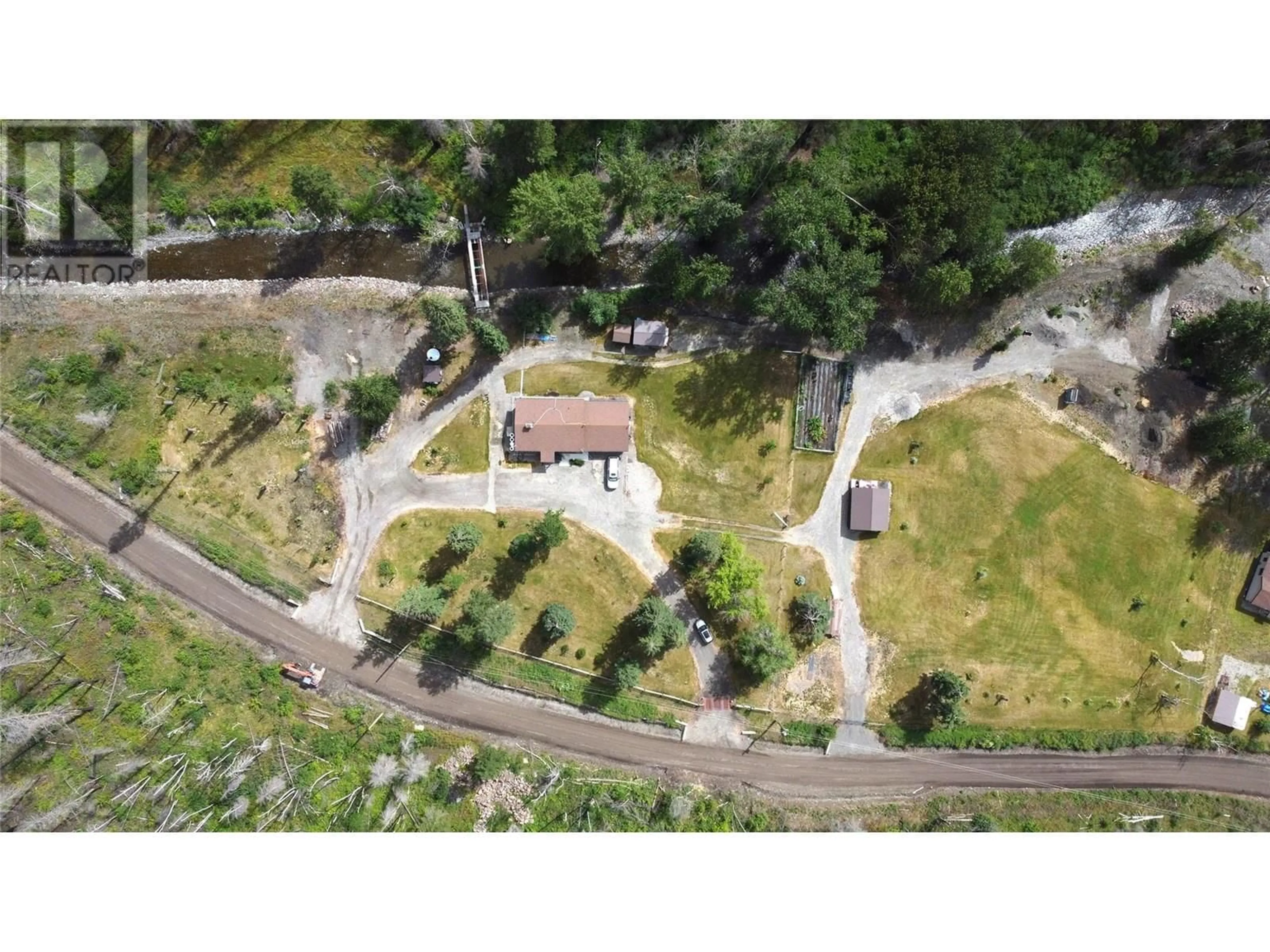 A pic from outside/outdoor area/front of a property/back of a property/a pic from drone, street for 6520 DEADMAN VIDETTE ROAD, Out of Area British Columbia V0K2J0