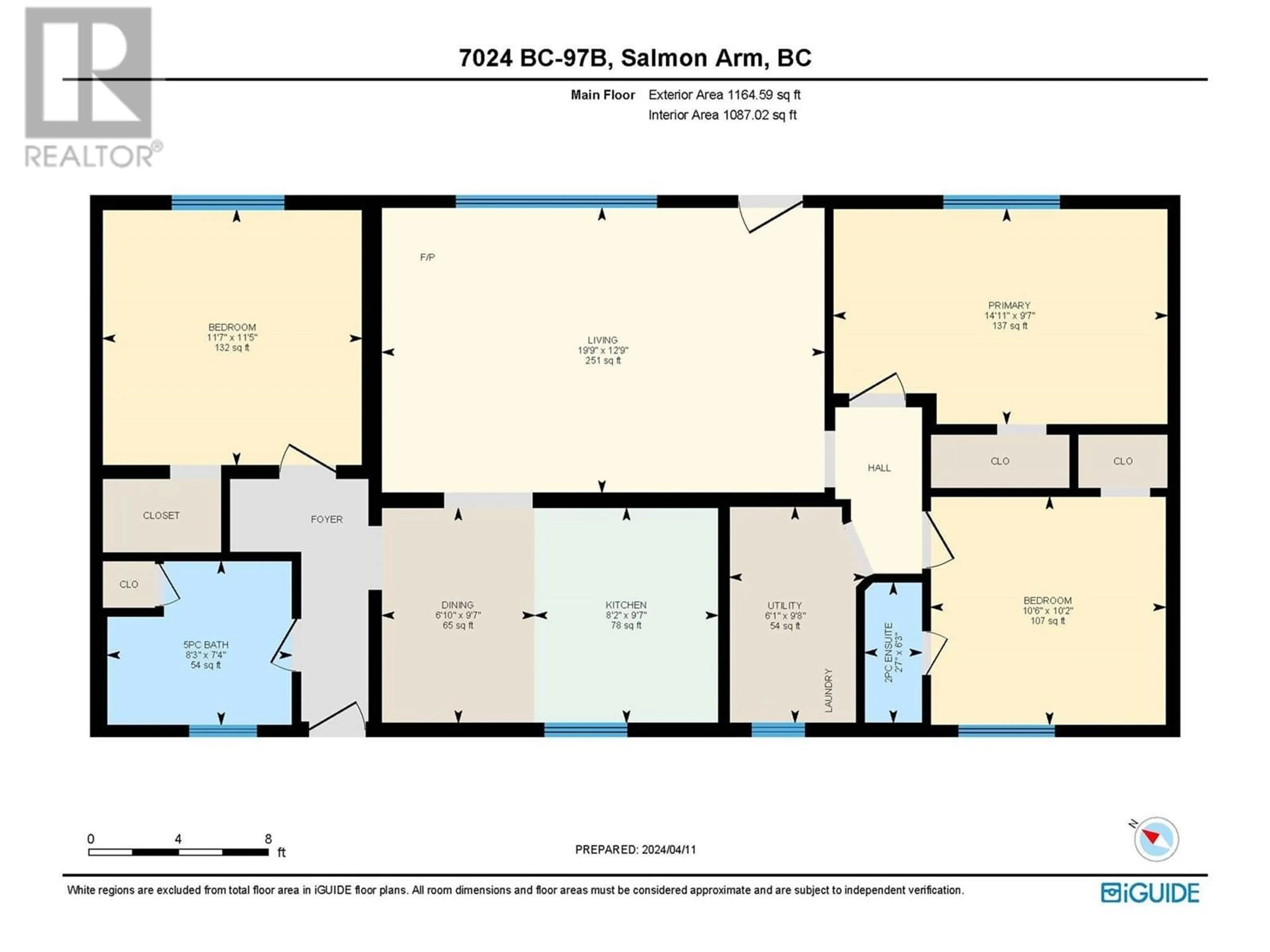 Floor plan for 7024 HIGHWAY 97-B HIGHWAY, Salmon Arm British Columbia V0E2Y6