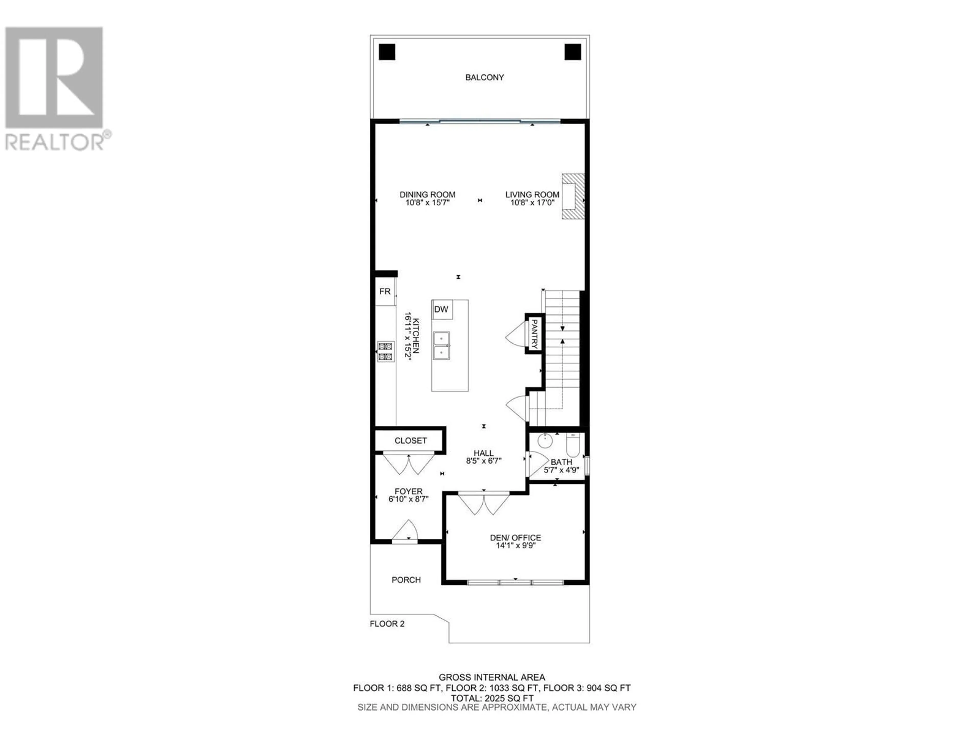 Floor plan for 1174 BERGAMOT AVENUE, Kelowna British Columbia V1W5K5