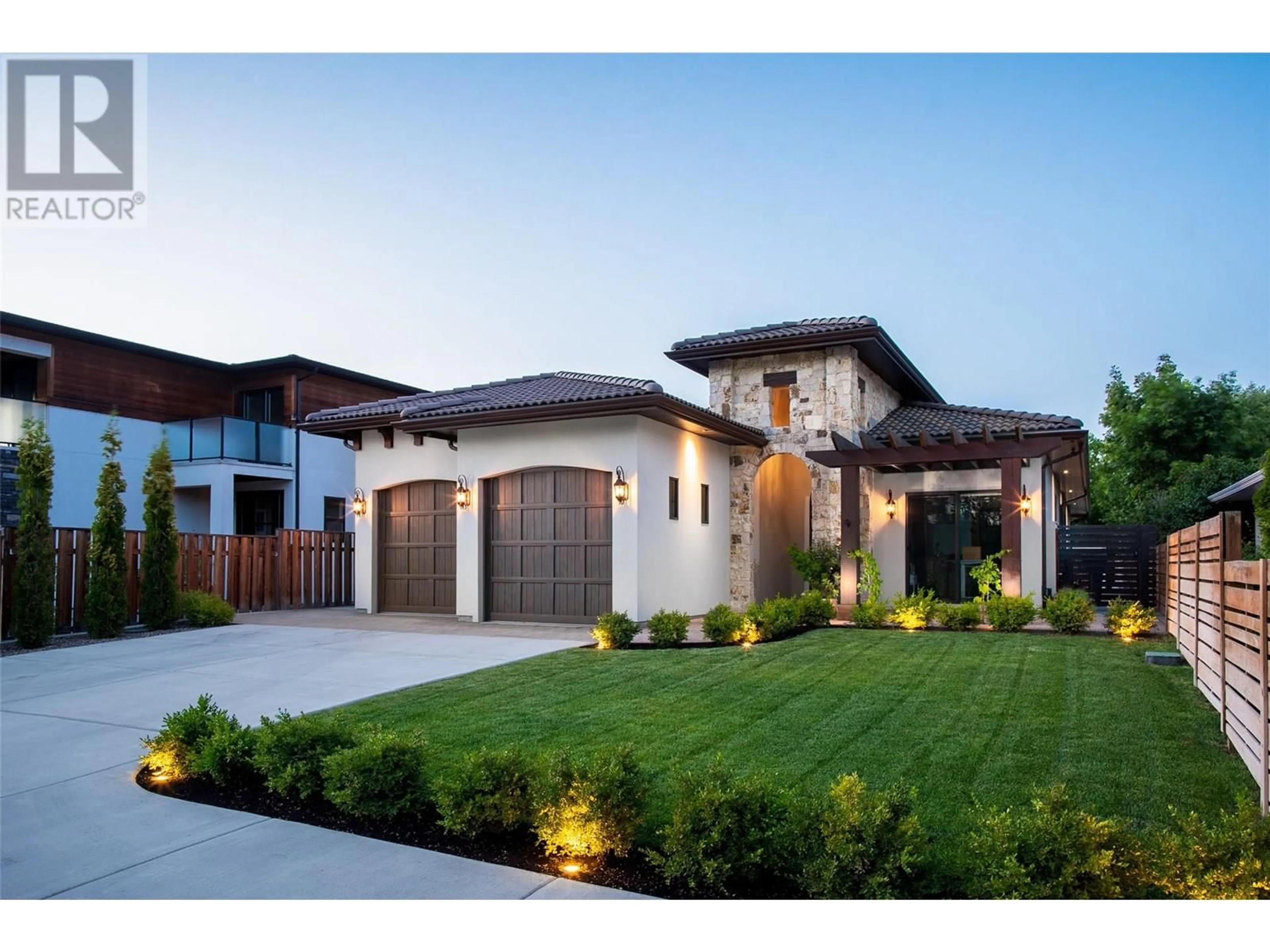 Home with brick exterior material, street for 3567 LAKESHORE ROAD, Kelowna British Columbia V1W3K1