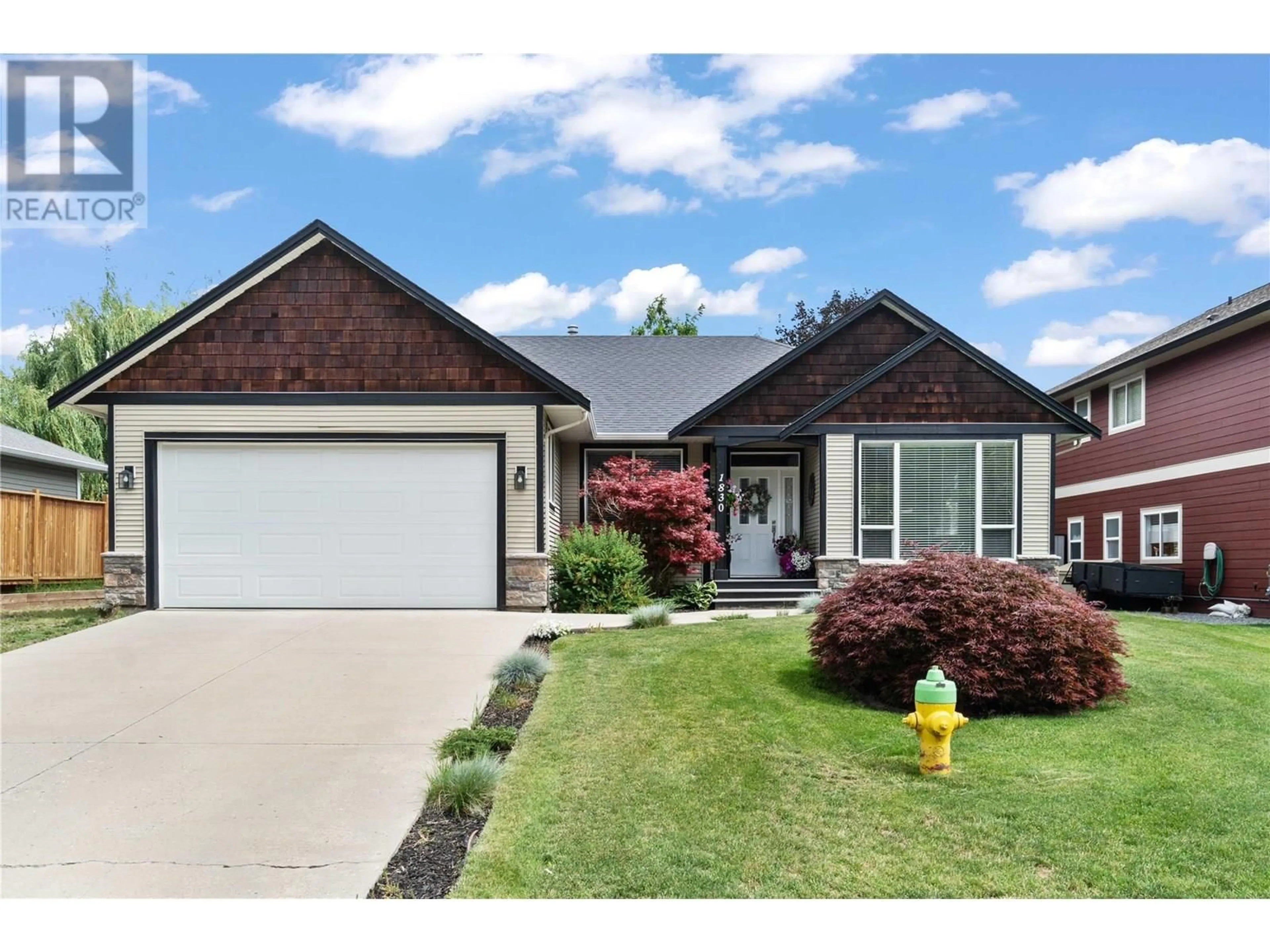 Home with brick exterior material, street for 1830 22 STREET NORTHEAST, Salmon Arm British Columbia V1E4N3