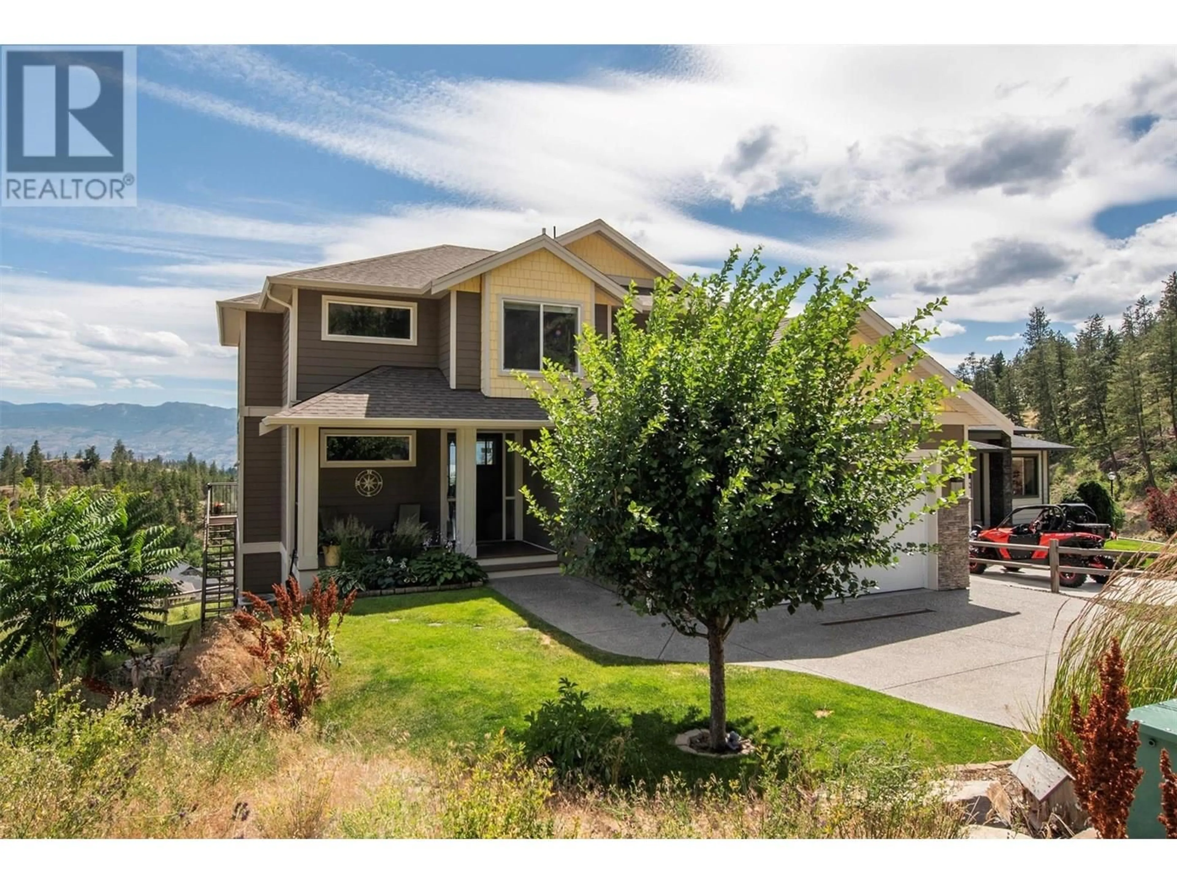 Home with vinyl exterior material, mountain view for 2373 BIG SKY DRIVE, West Kelowna British Columbia V4T3M2