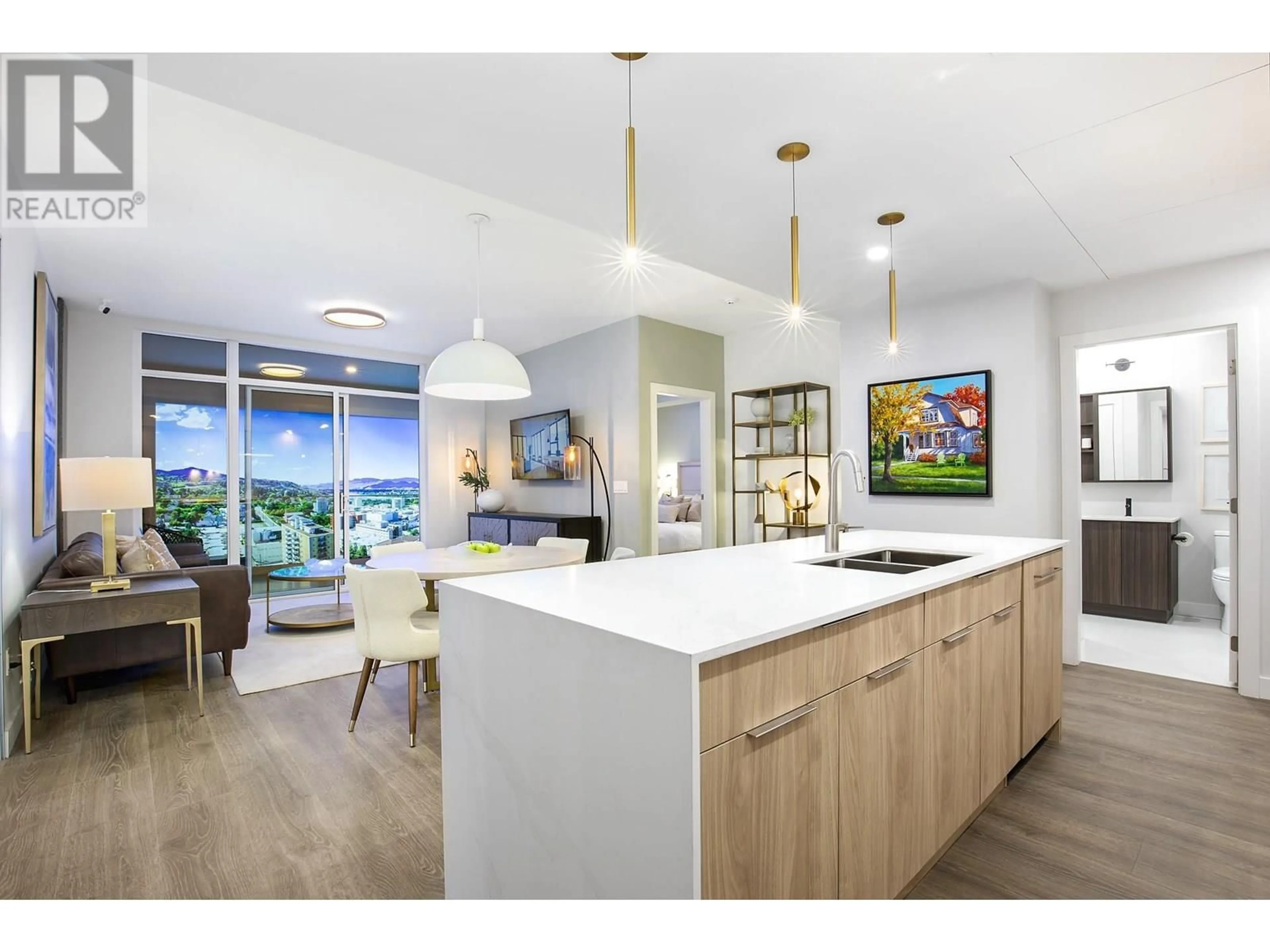 Open concept kitchen, unknown for 1208 - 460 NICOLA STREET, Kamloops British Columbia V2H1T7