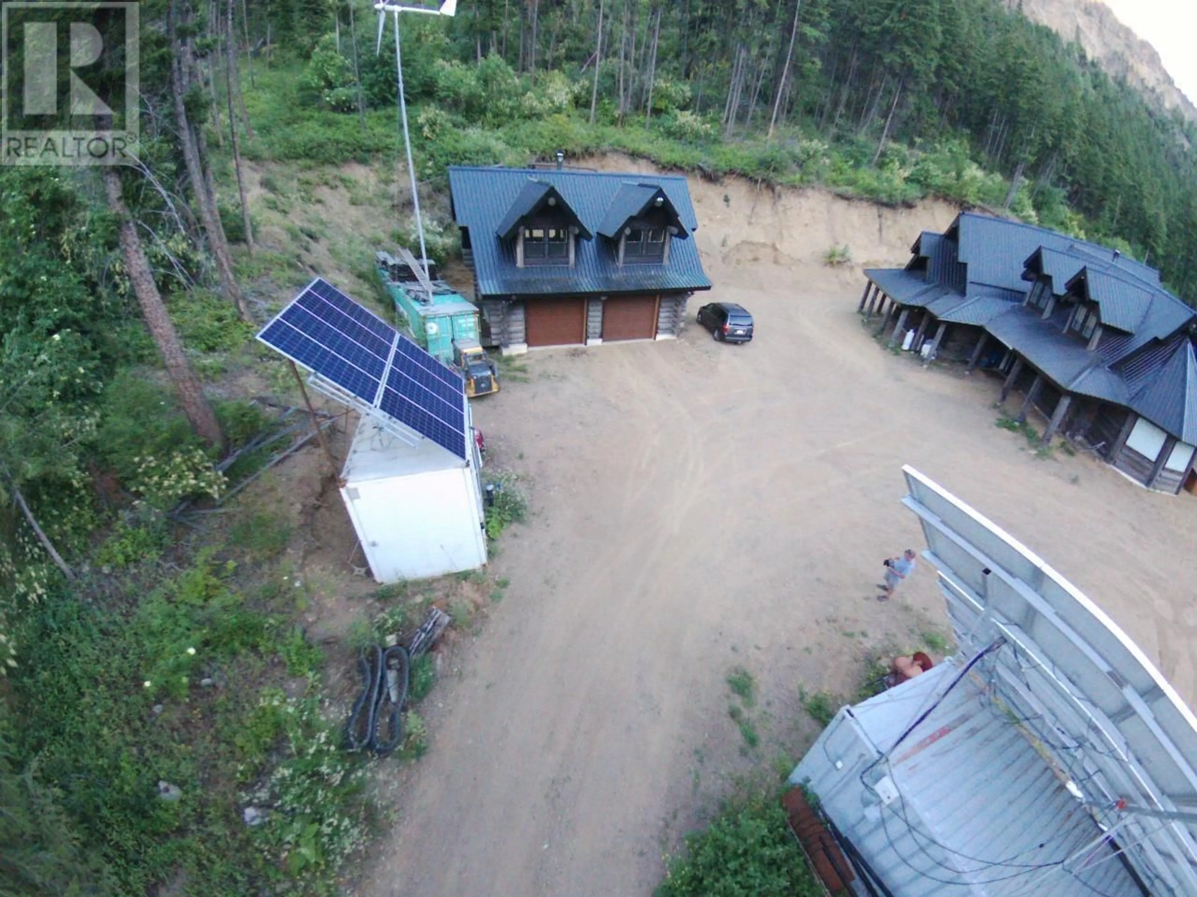 A pic from outside/outdoor area/front of a property/back of a property/a pic from drone, unknown for 2513 GREEN MOUNTAIN ROAD, Penticton British Columbia V2A0E6
