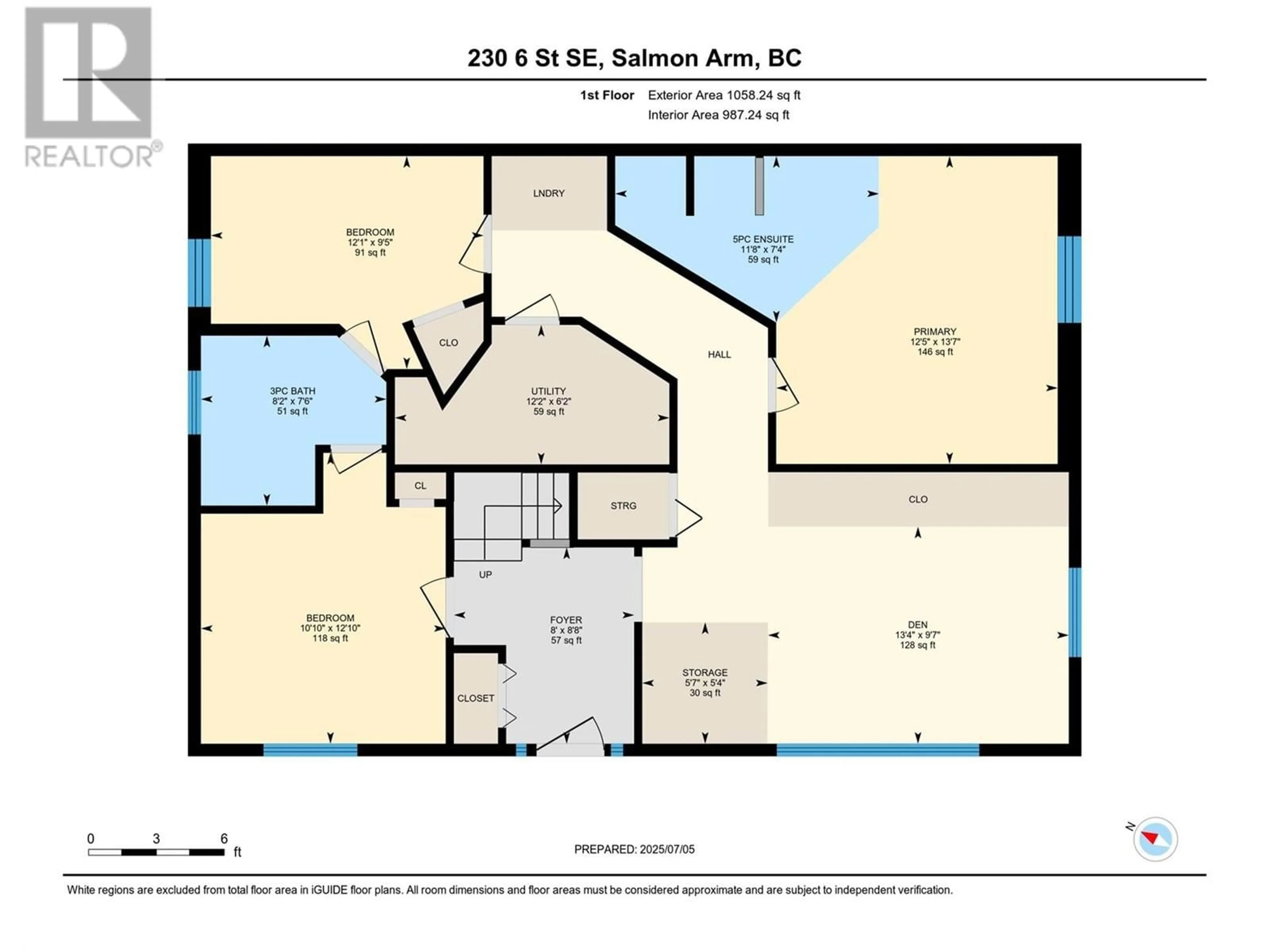 Floor plan for 230 6 STREET SOUTHEAST, Salmon Arm British Columbia V1E4E8