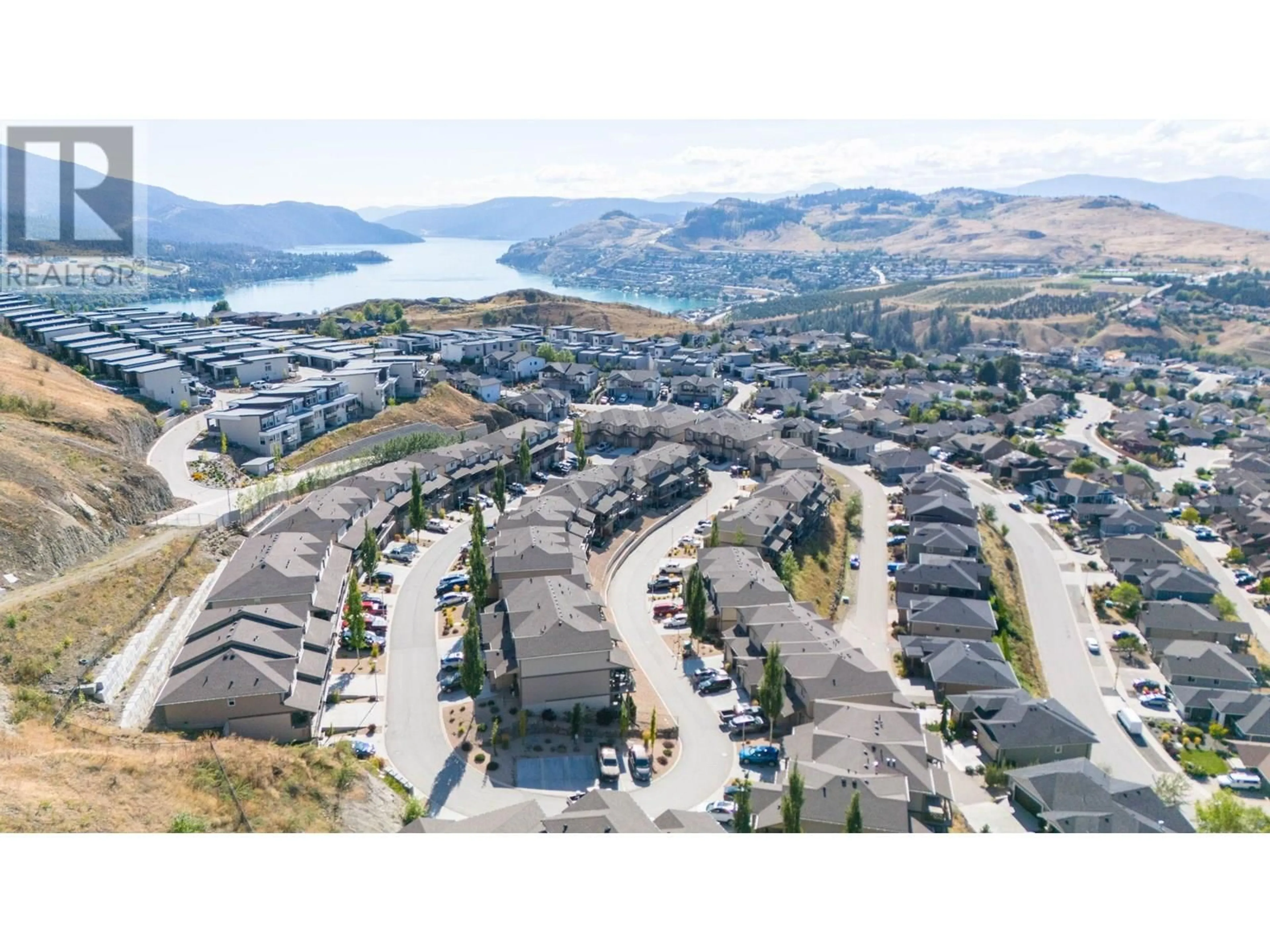 A pic from outside/outdoor area/front of a property/back of a property/a pic from drone, mountain view for 65 - 933 MT. ROBSON PLACE, Vernon British Columbia V1B4G4