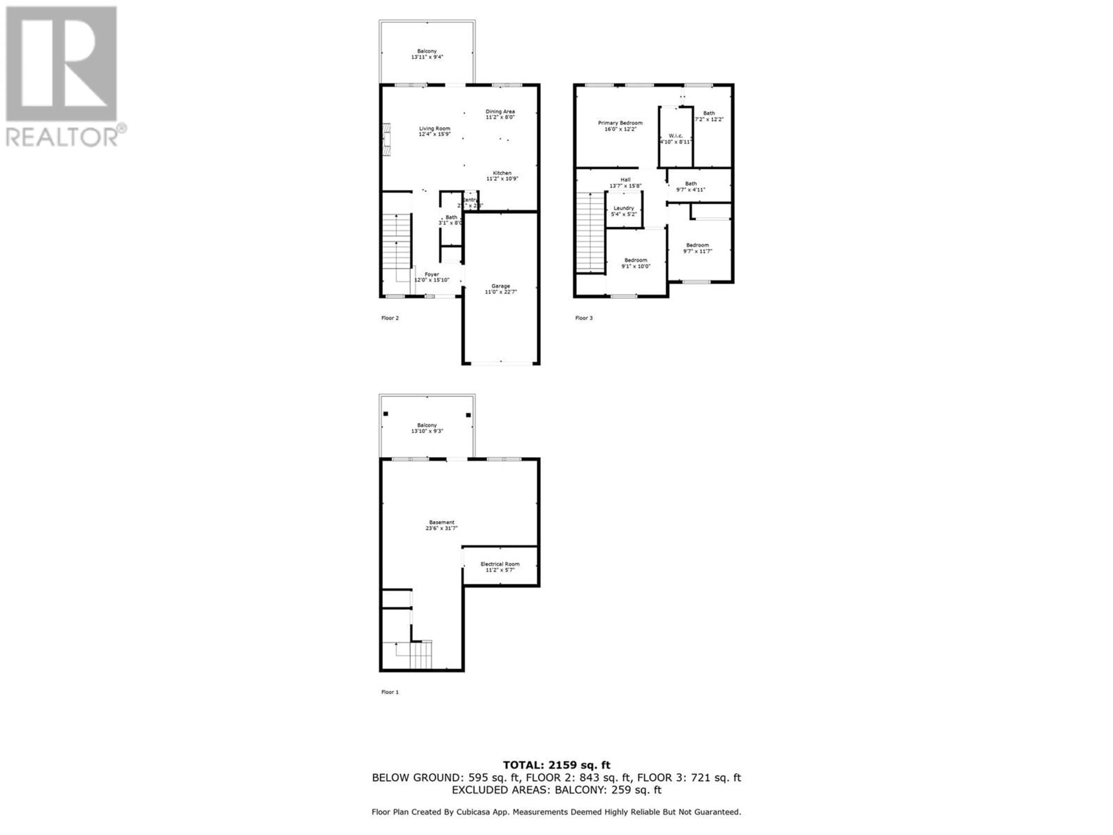 Floor plan for 65 - 933 MT. ROBSON PLACE, Vernon British Columbia V1B4G4