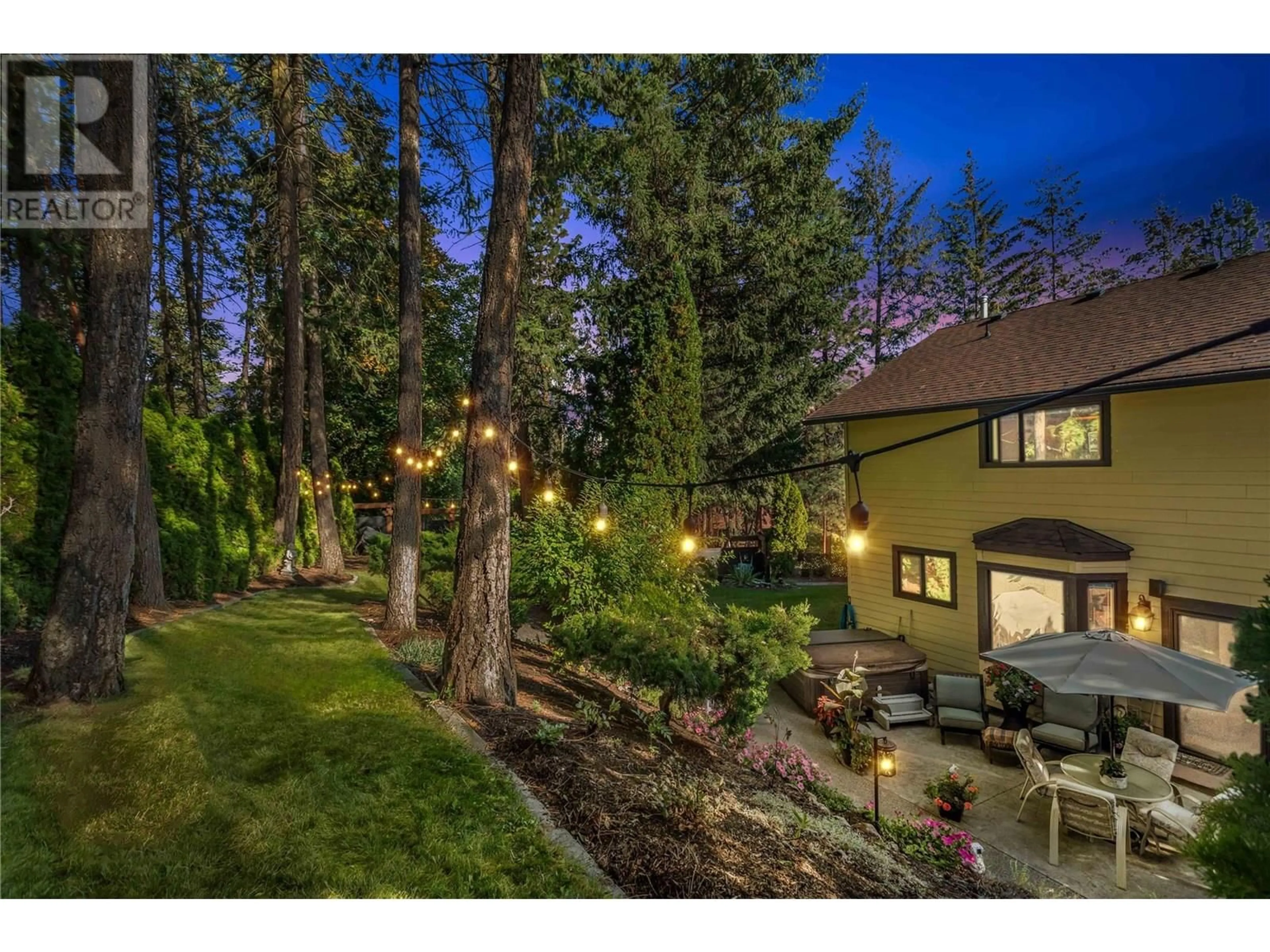 Patio, forest/trees view for 11162 EVA ROAD, Lake Country British Columbia V4V1H4