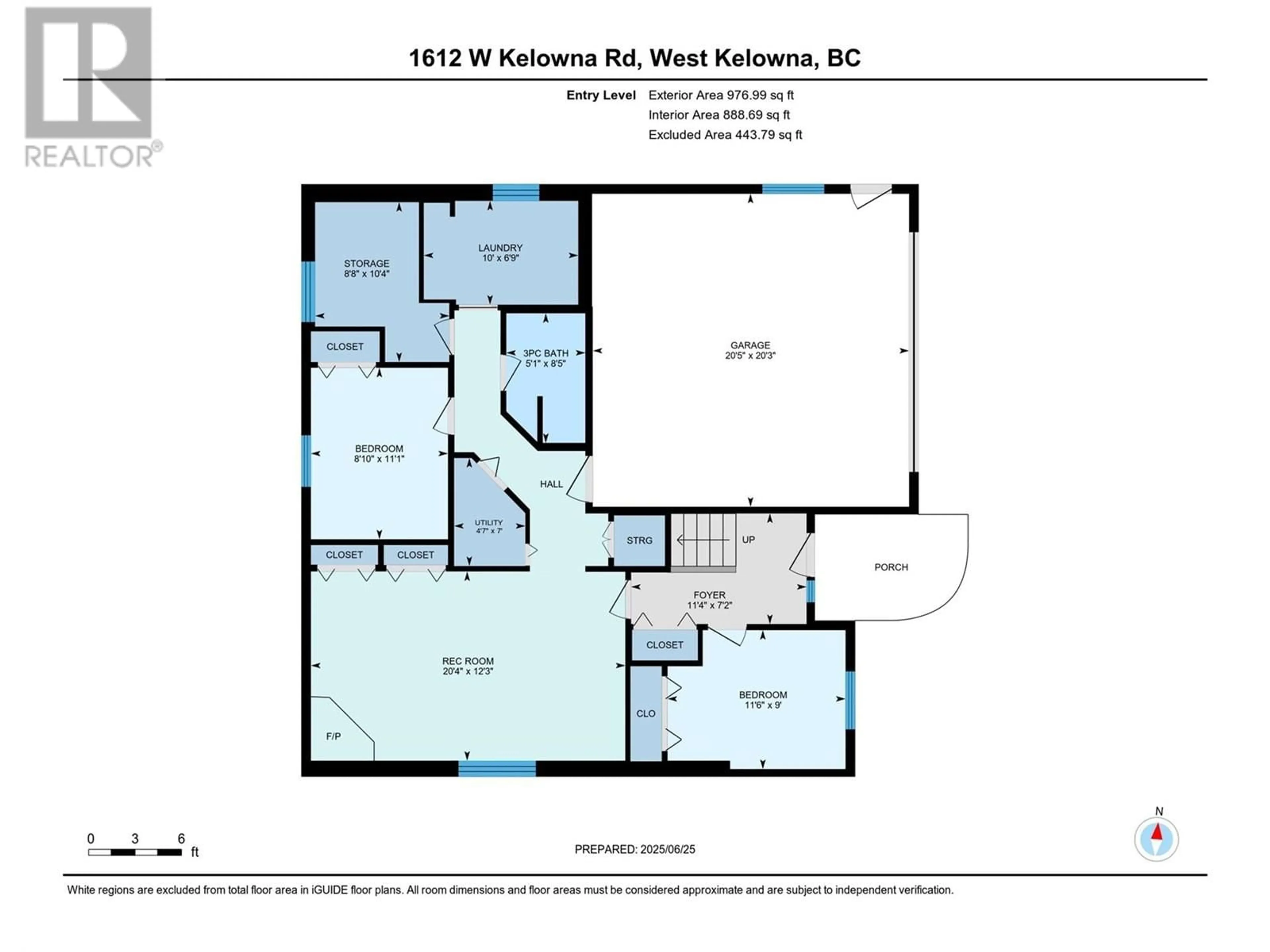 Floor plan for 1612 WEST KELOWNA ROAD, West Kelowna British Columbia V1Z3B7