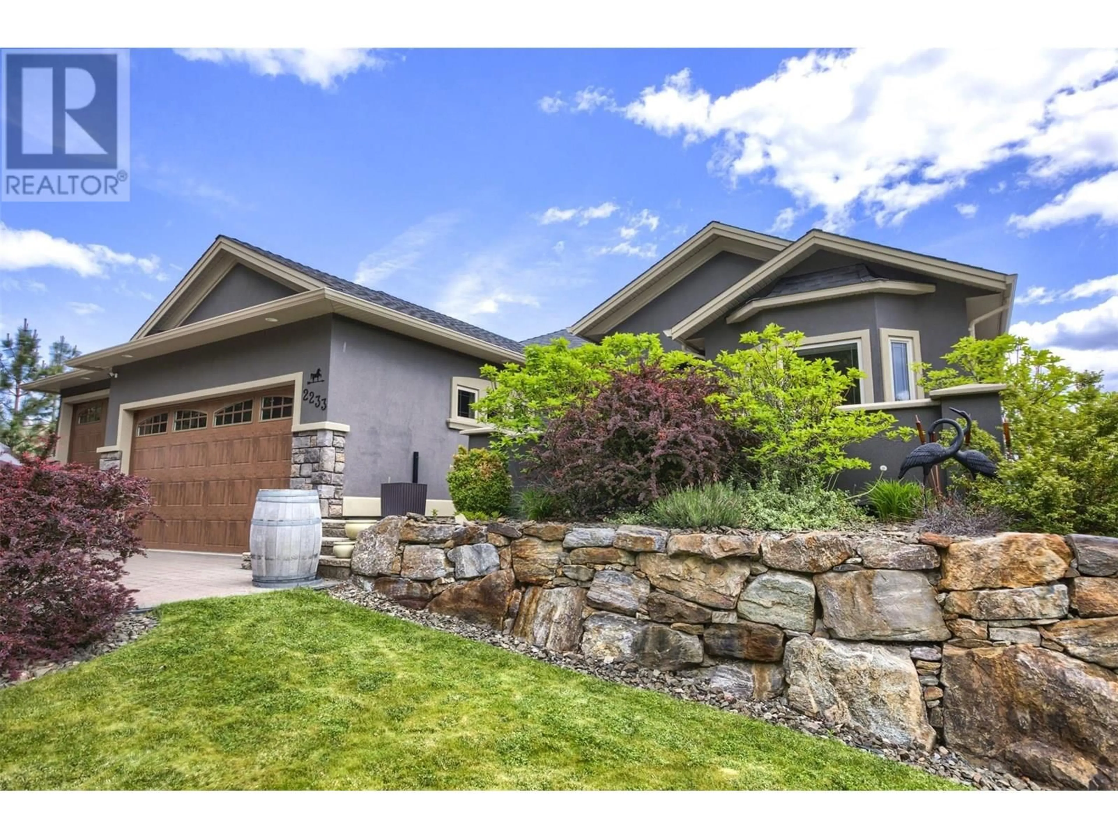 Home with brick exterior material, unknown for 2233 HIHANNAH DRIVE, West Kelowna British Columbia V4T3C9