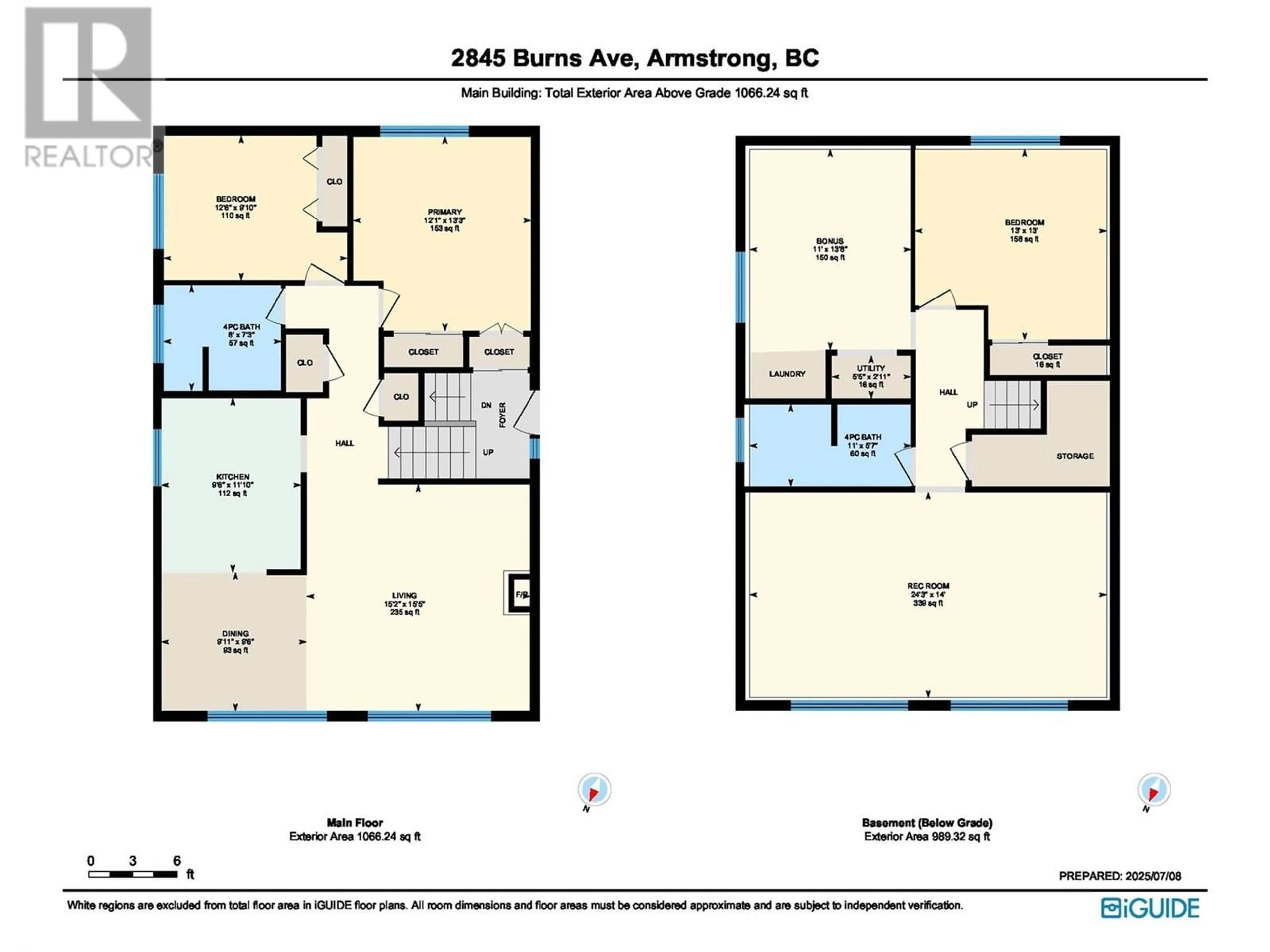 Floor plan for 2845 BURNS AVENUE, Armstrong British Columbia V0E1B2