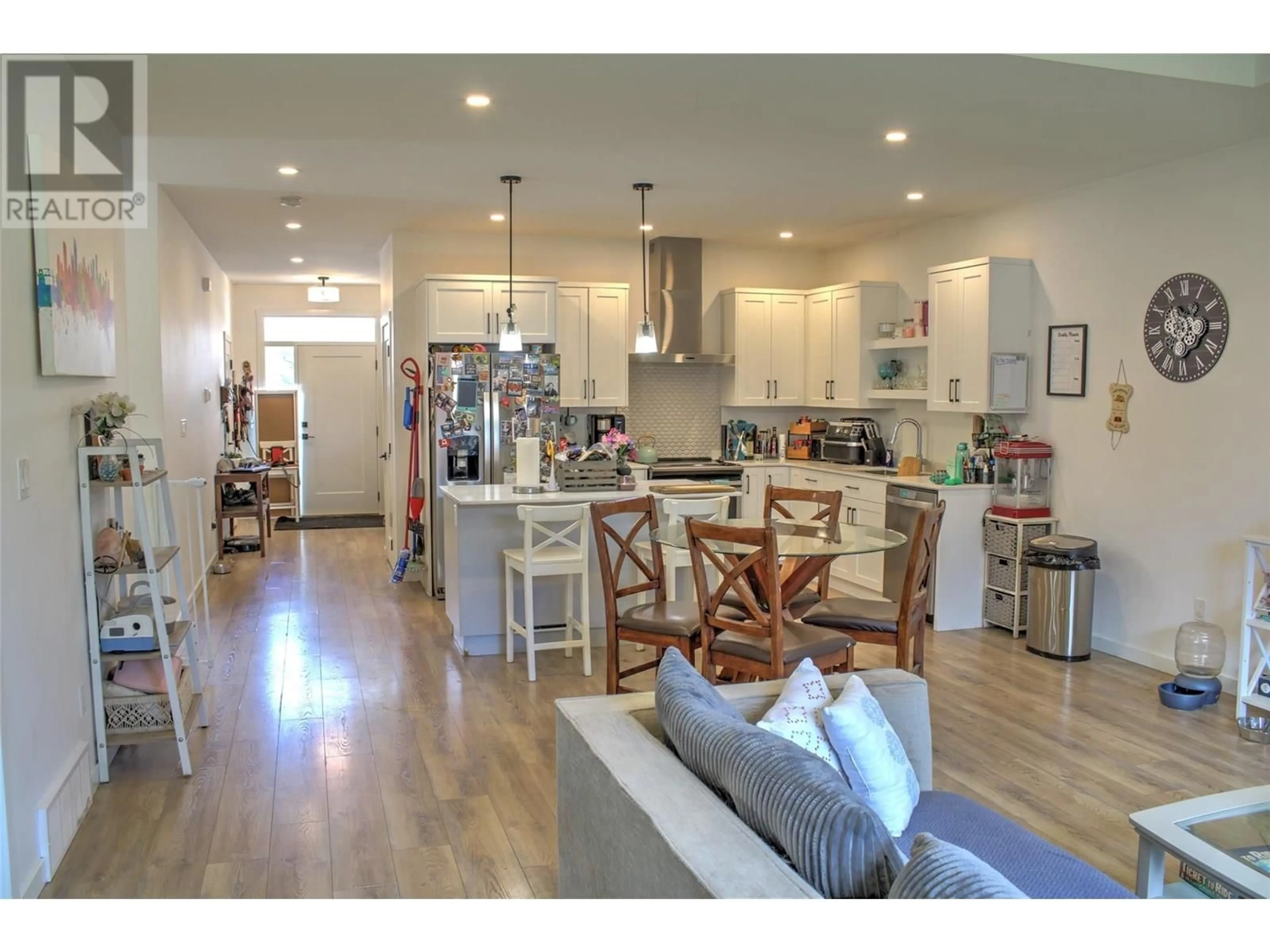 Open concept kitchen, wood/laminate floor for 7 - 220 SHEPHERD ROAD, Chase British Columbia V0E1M0