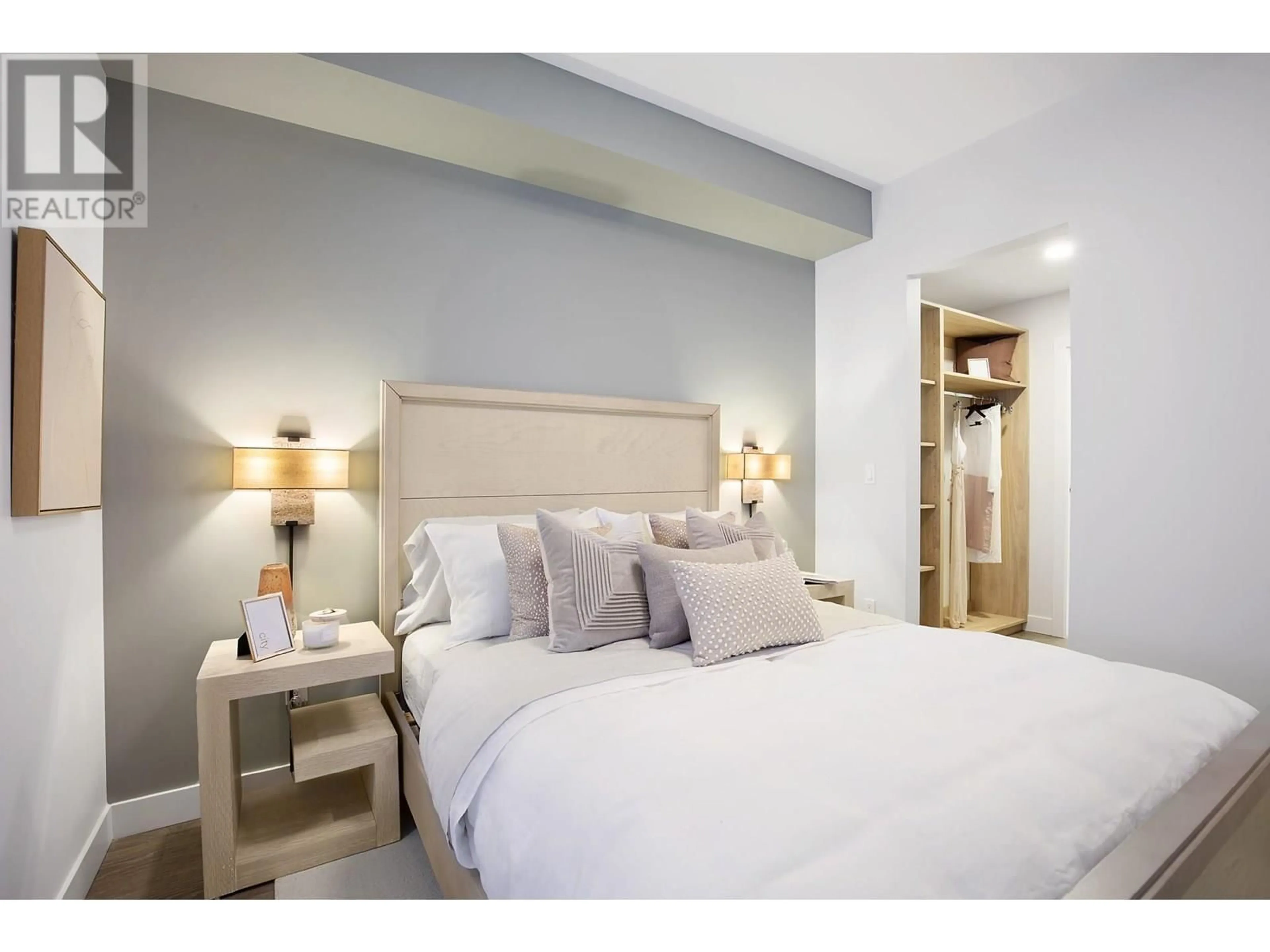 Bedroom with bed, unknown for 506 - 460 NICOLA STREET, Kamloops British Columbia V2H1T7