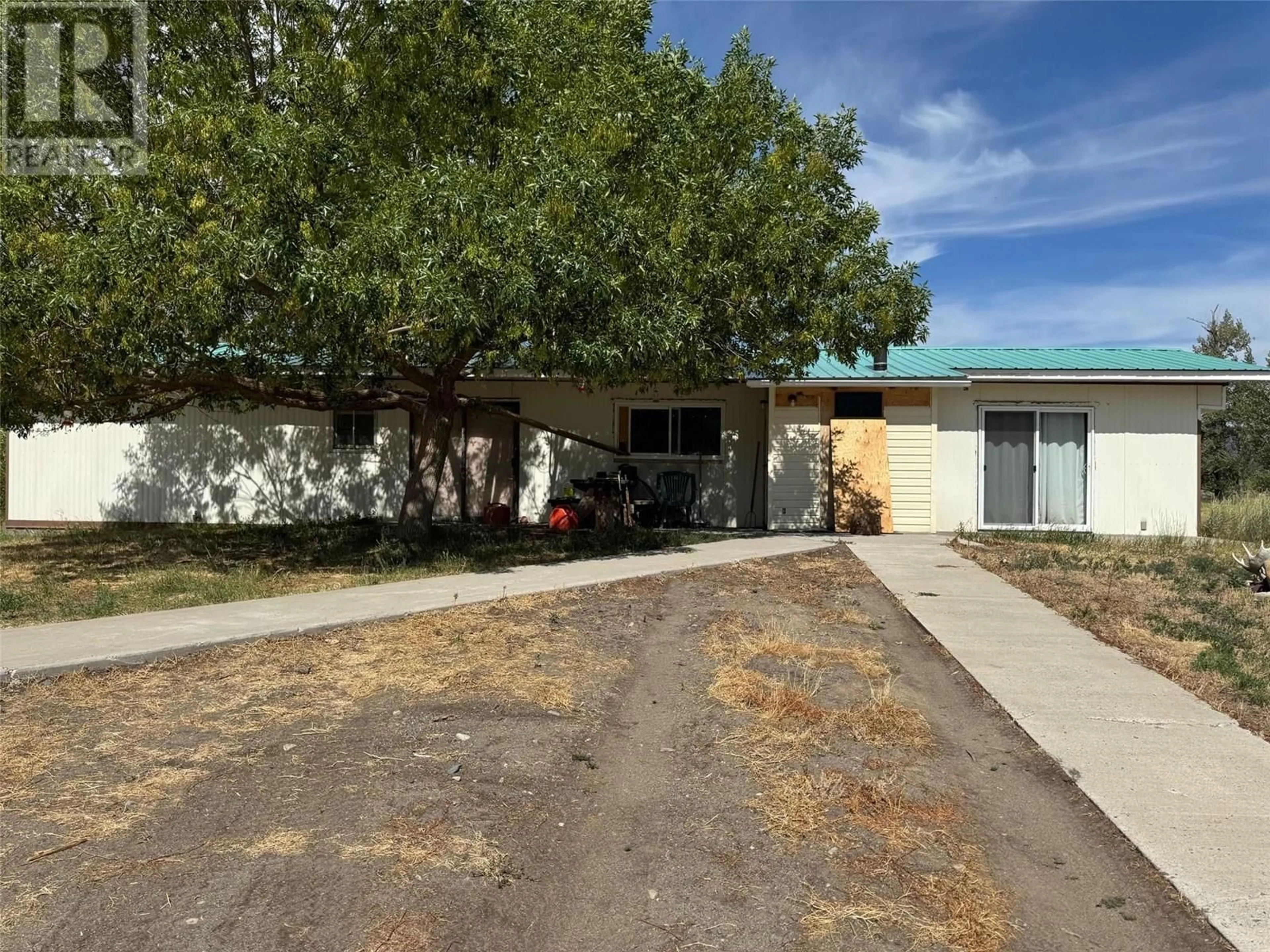 A pic from outside/outdoor area/front of a property/back of a property/a pic from drone, street for 1789 NICOLLS ROAD, Merritt British Columbia V1K1N7