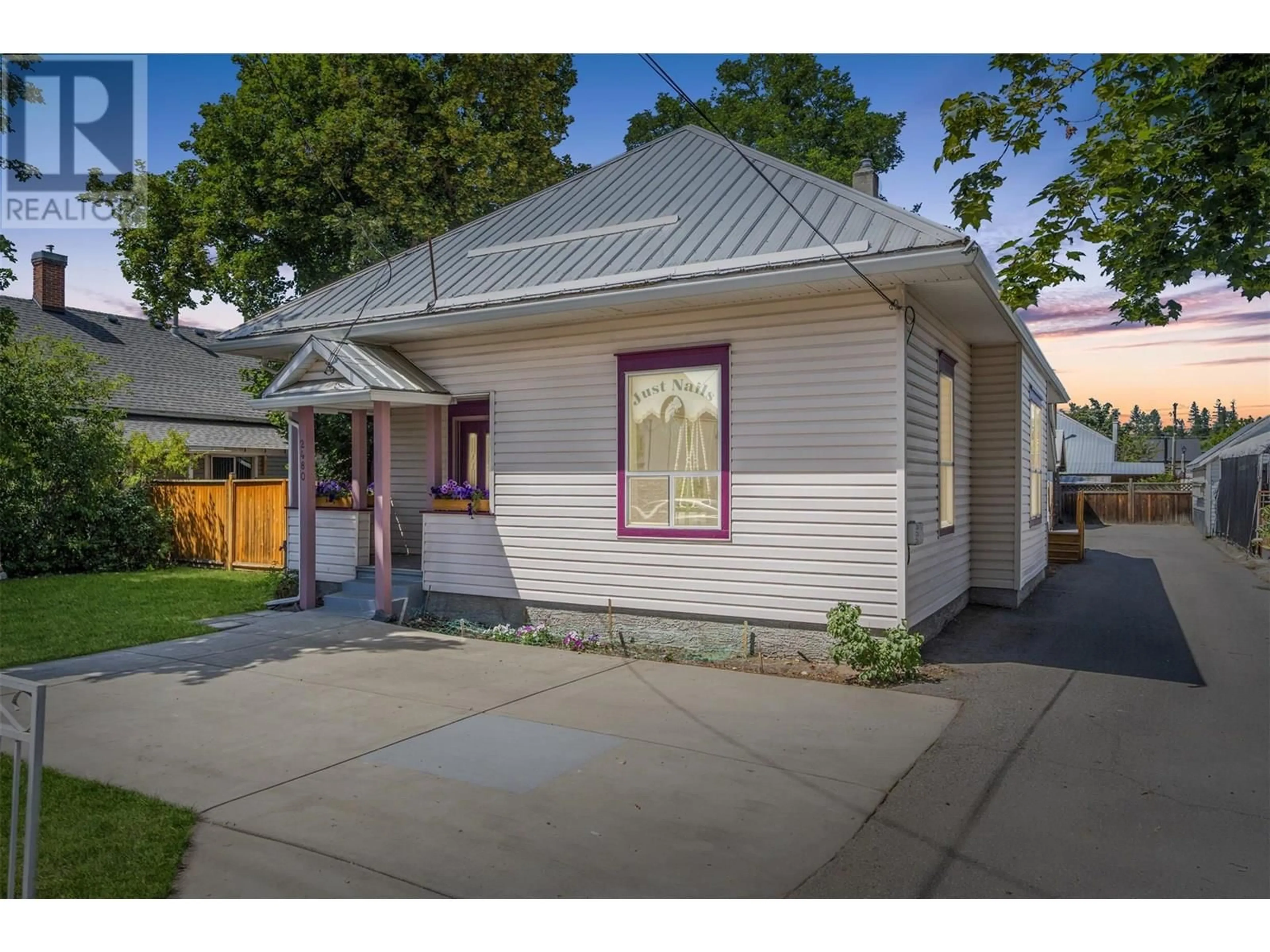 Home with vinyl exterior material, street for 2480 PATTERSON AVENUE, Armstrong British Columbia V0E1B0