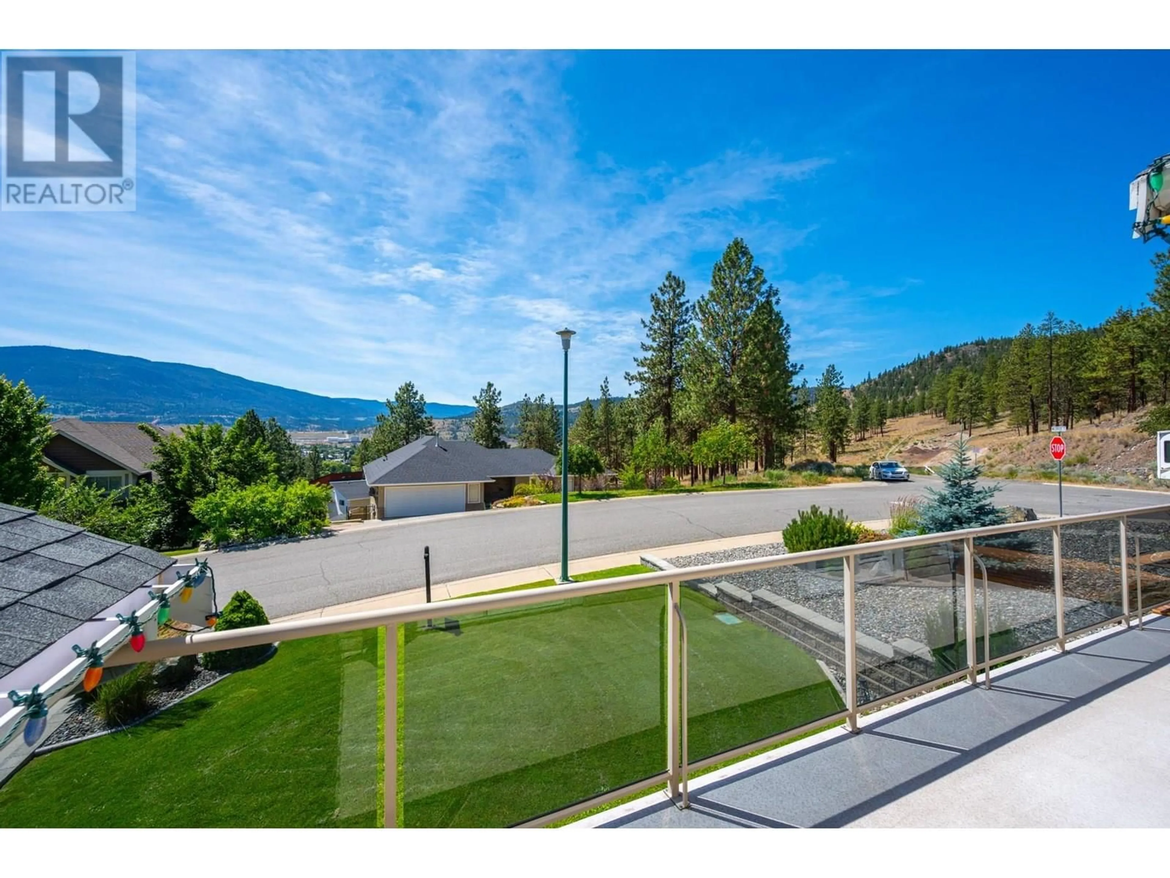 A pic from outside/outdoor area/front of a property/back of a property/a pic from drone, mountain view for 1761 SUNFLOWER AVENUE, Merritt British Columbia V1K1K4