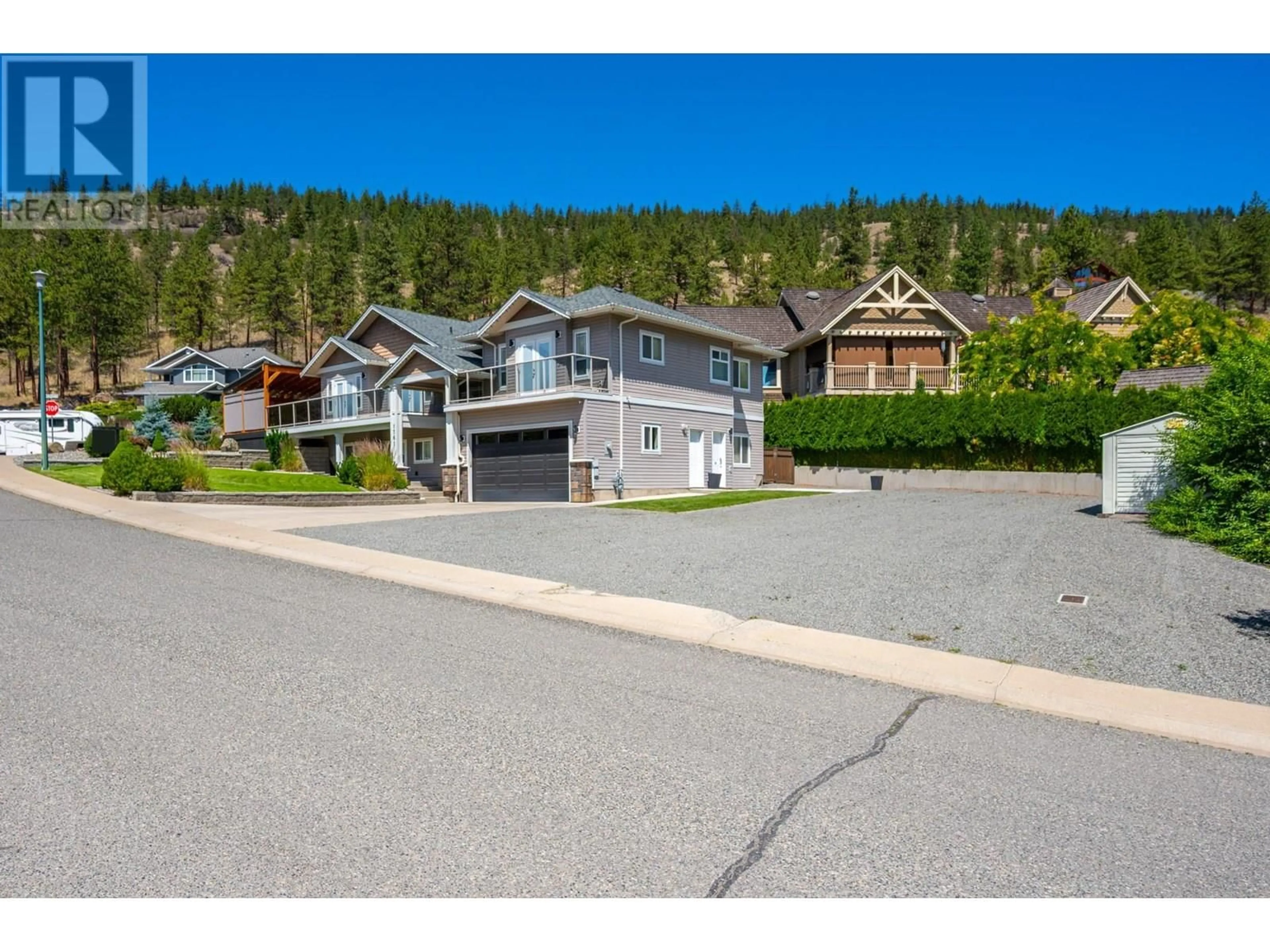 A pic from outside/outdoor area/front of a property/back of a property/a pic from drone, street for 1761 SUNFLOWER AVENUE, Merritt British Columbia V1K1K4