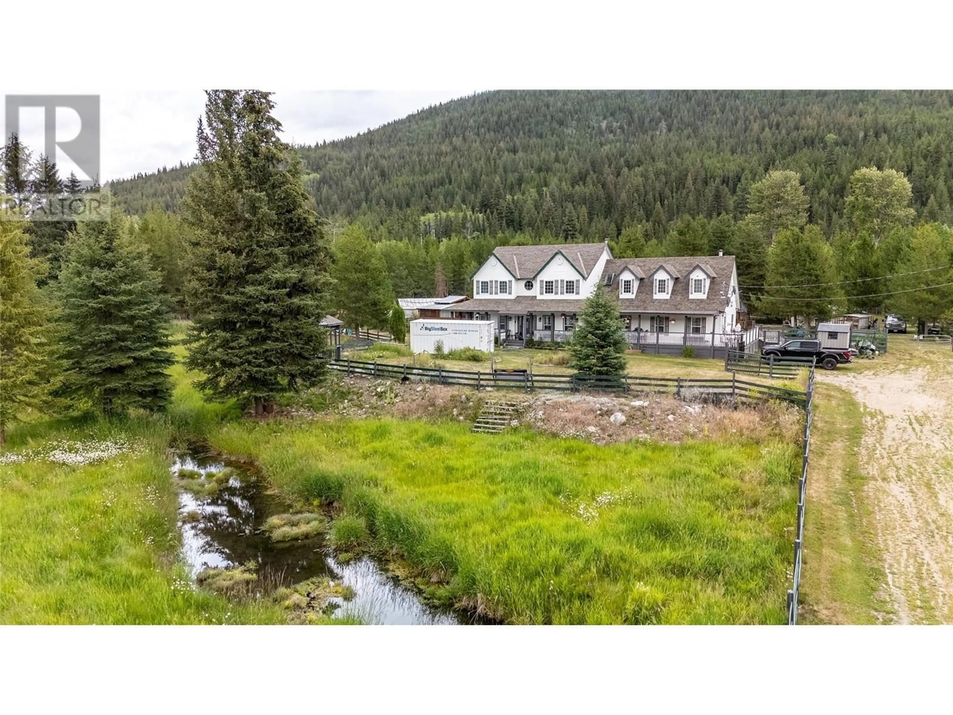A pic from outside/outdoor area/front of a property/back of a property/a pic from drone, unknown for 2397 PRINCETON SUMMERLAND ROAD, Princeton British Columbia V0X1W0