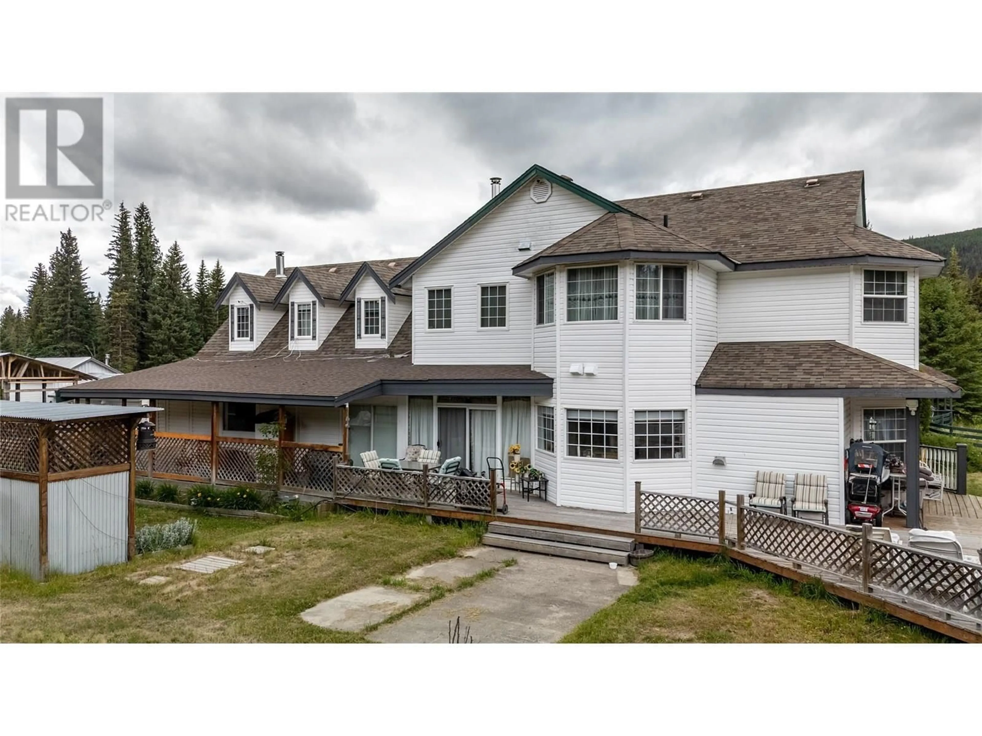 A pic from outside/outdoor area/front of a property/back of a property/a pic from drone, mountain view for 2397 PRINCETON SUMMERLAND ROAD, Princeton British Columbia V0X1W0