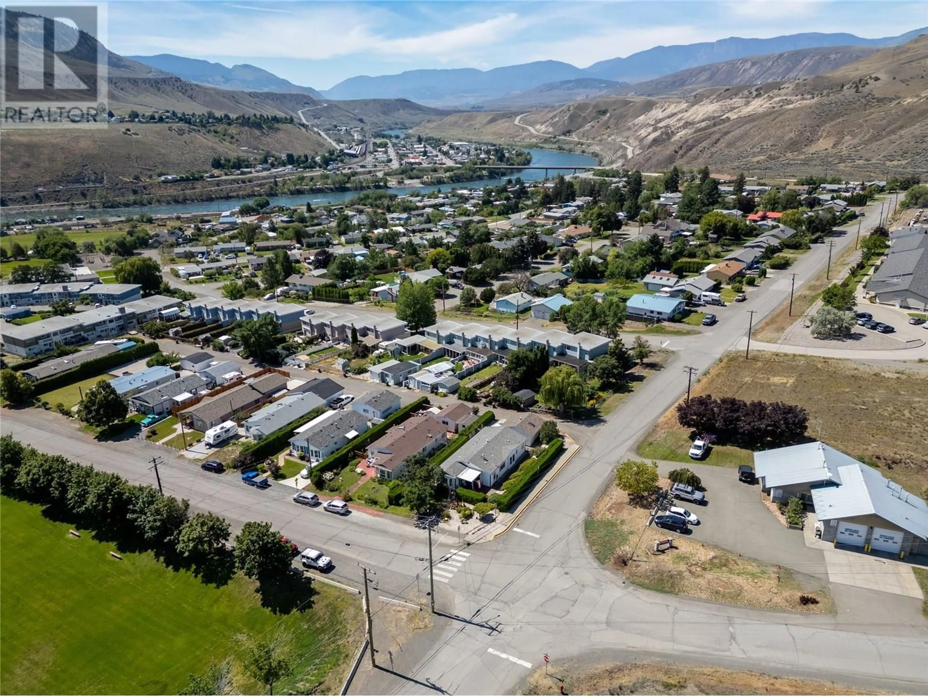 A pic from outside/outdoor area/front of a property/back of a property/a pic from drone, mountain view for 1396 GOVERNMENT STREET, Ashcroft British Columbia V0K1A0