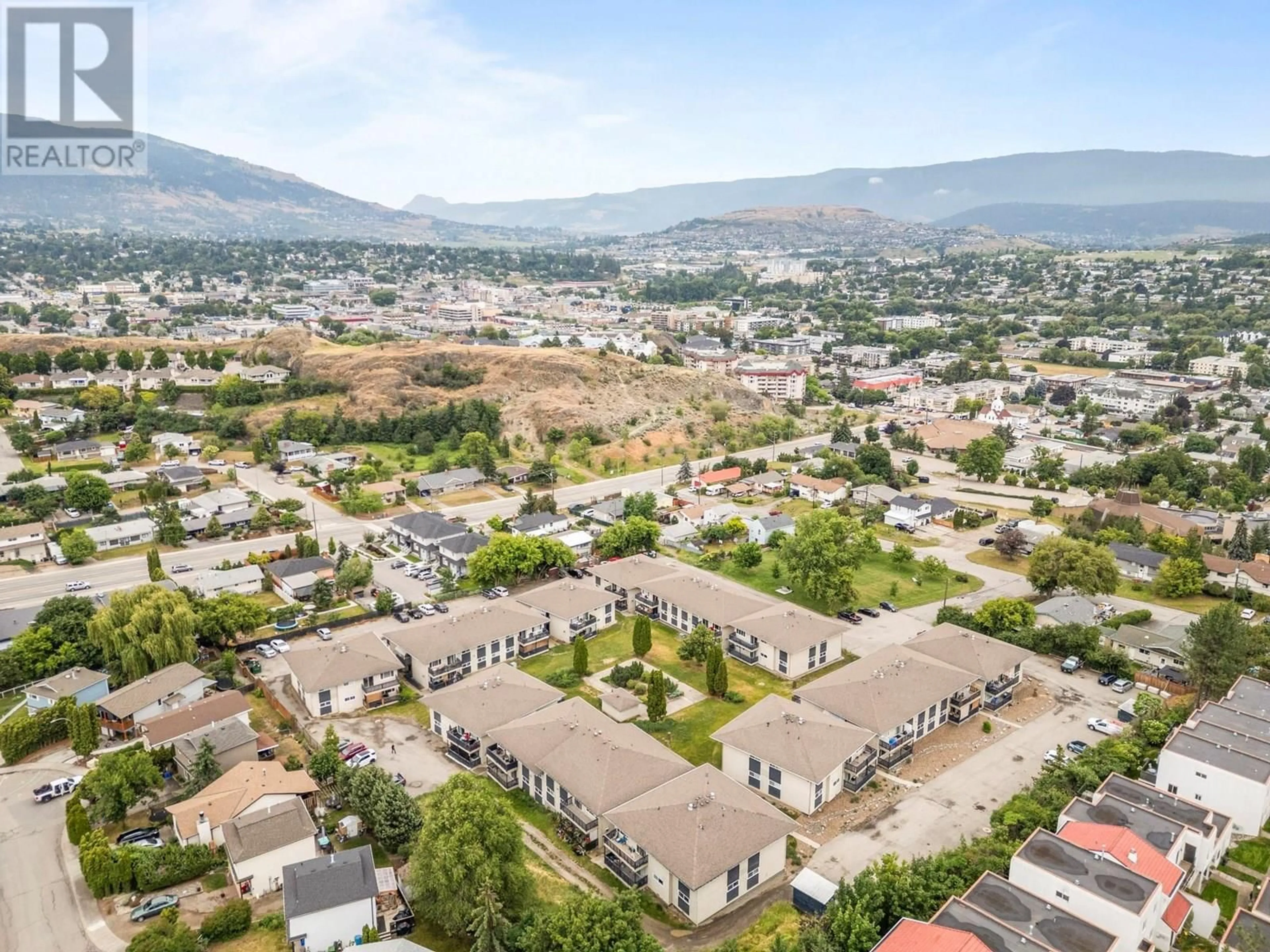 A pic from outside/outdoor area/front of a property/back of a property/a pic from drone, mountain view for 127 - 3505 38 STREET, Vernon British Columbia V1T6X1