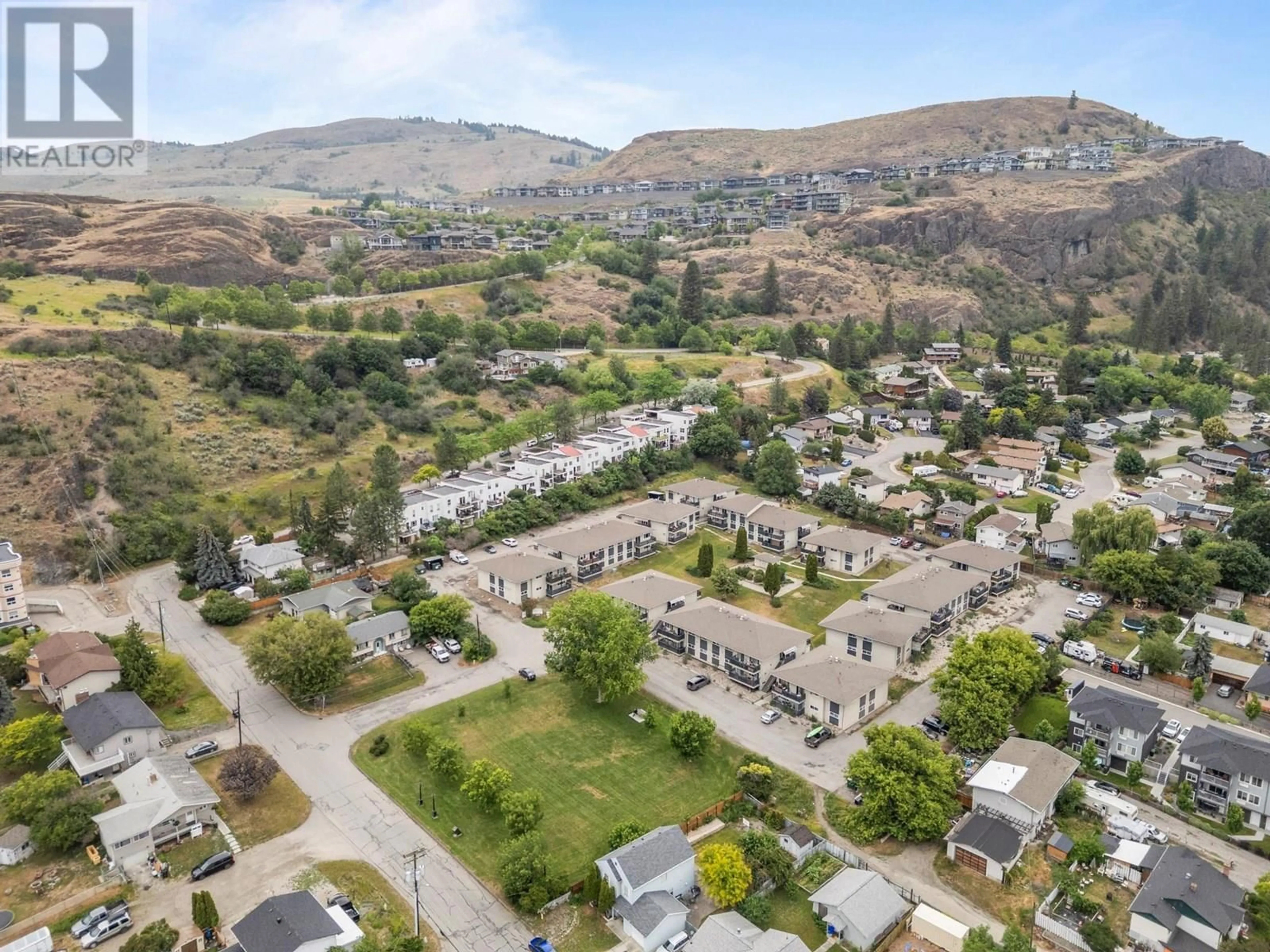 A pic from outside/outdoor area/front of a property/back of a property/a pic from drone, mountain view for 127 - 3505 38 STREET, Vernon British Columbia V1T6X1