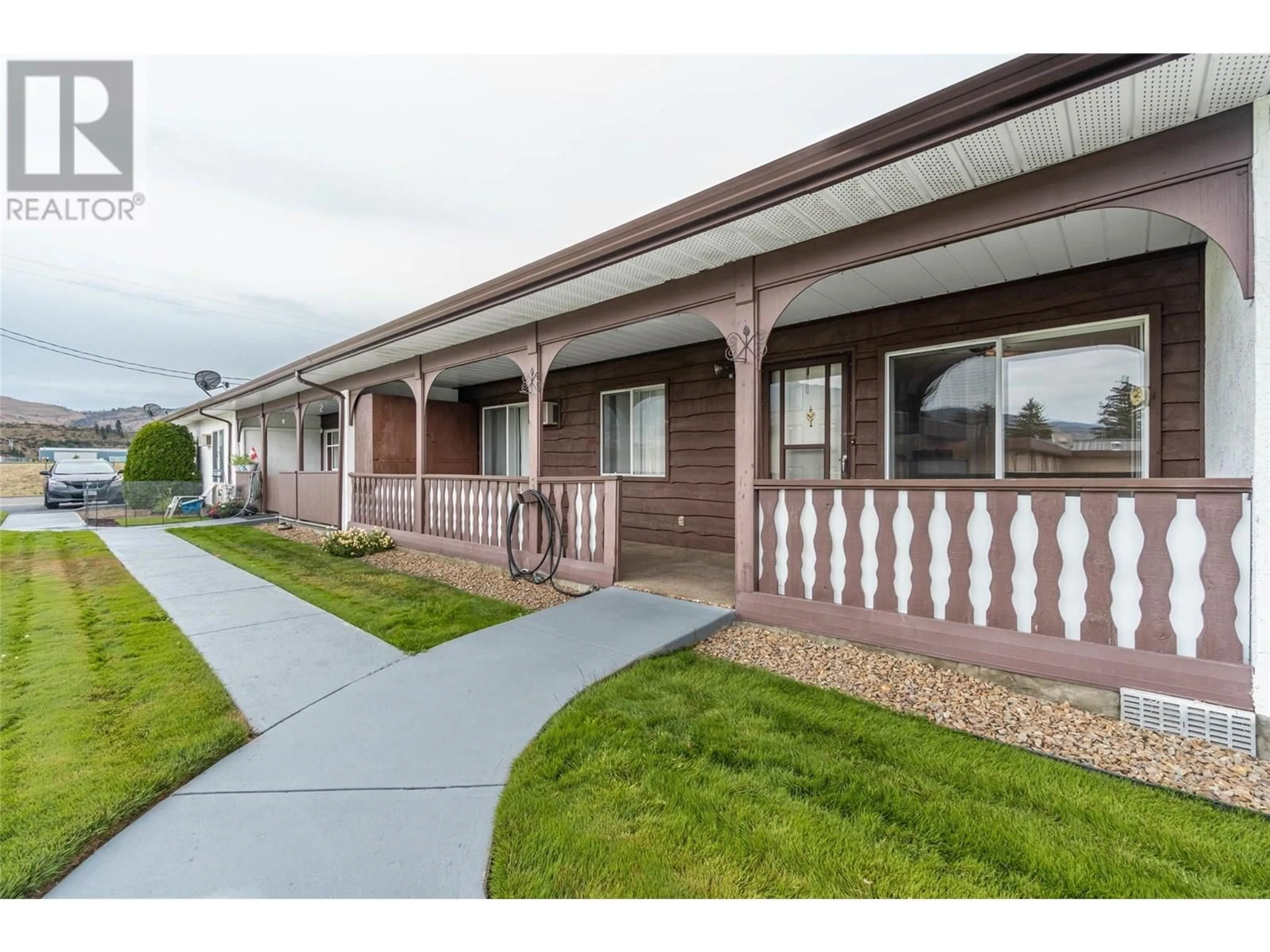 Home with vinyl exterior material, street for 3 - 5862 AIRPORT STREET, Oliver British Columbia V0H1T0