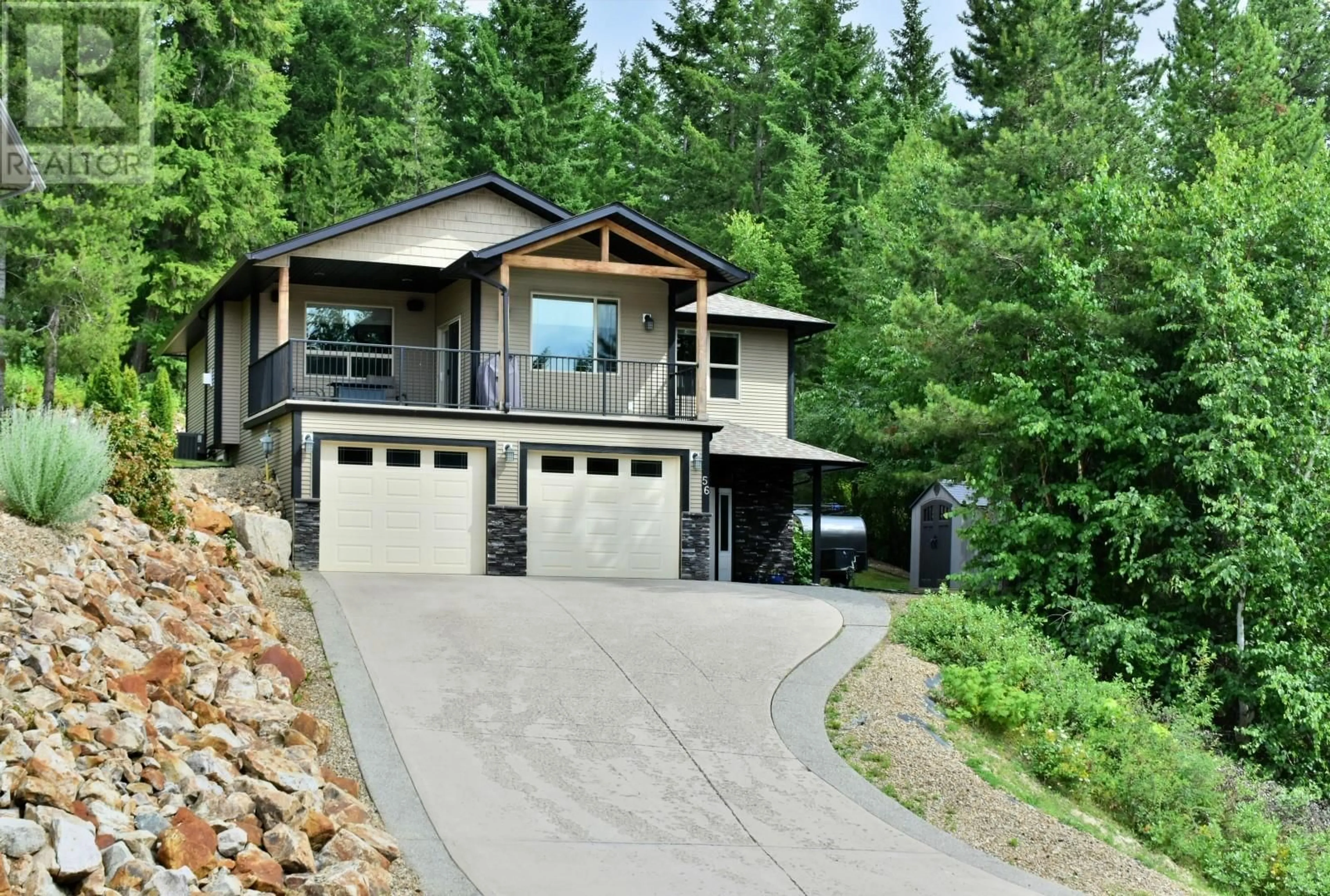 Home with vinyl exterior material, unknown for 56 - 2592 ALPEN PARADIES ROAD, Blind Bay British Columbia V0E1H1