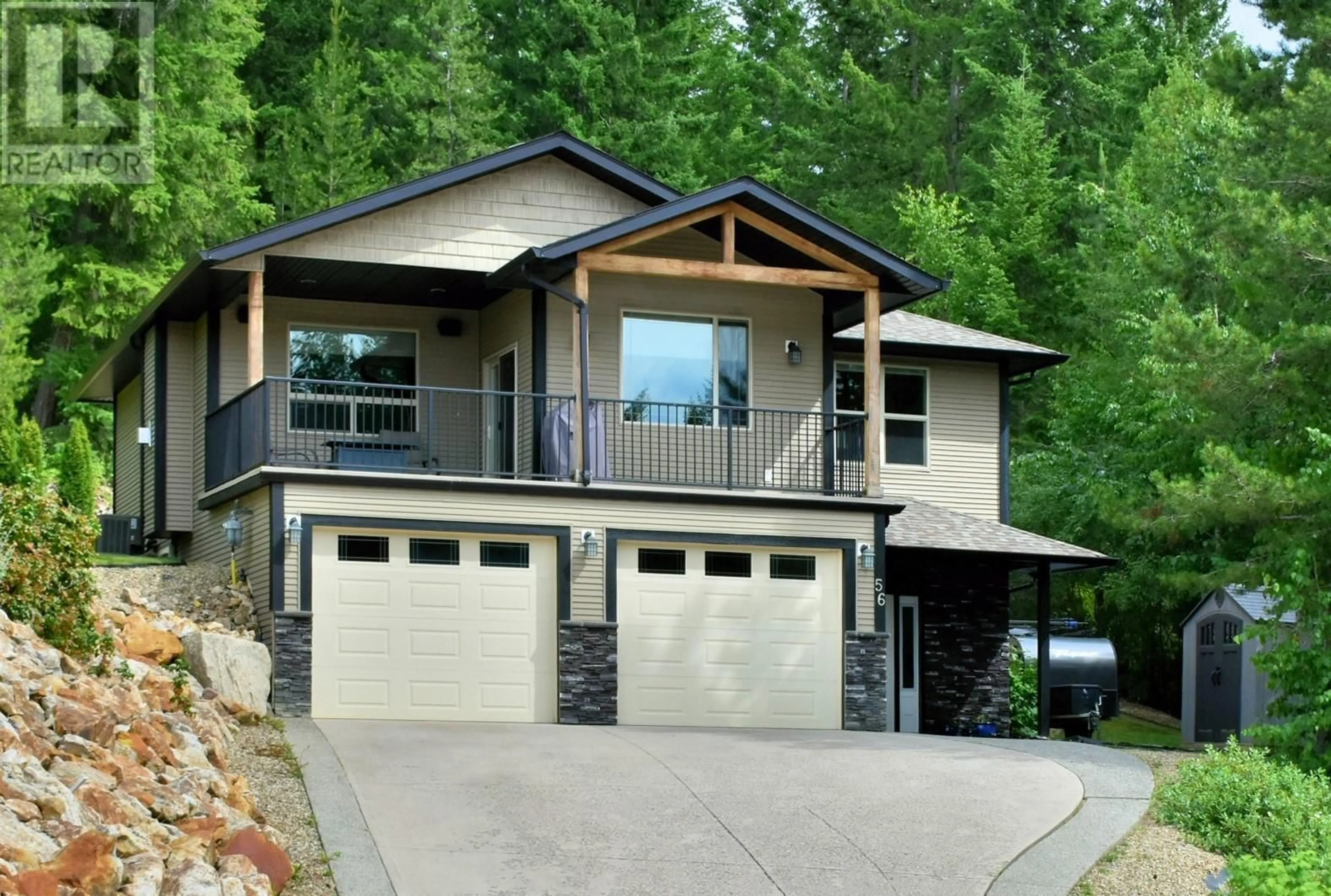 Home with vinyl exterior material, unknown for 56 - 2592 ALPEN PARADIES ROAD, Blind Bay British Columbia V0E1H1