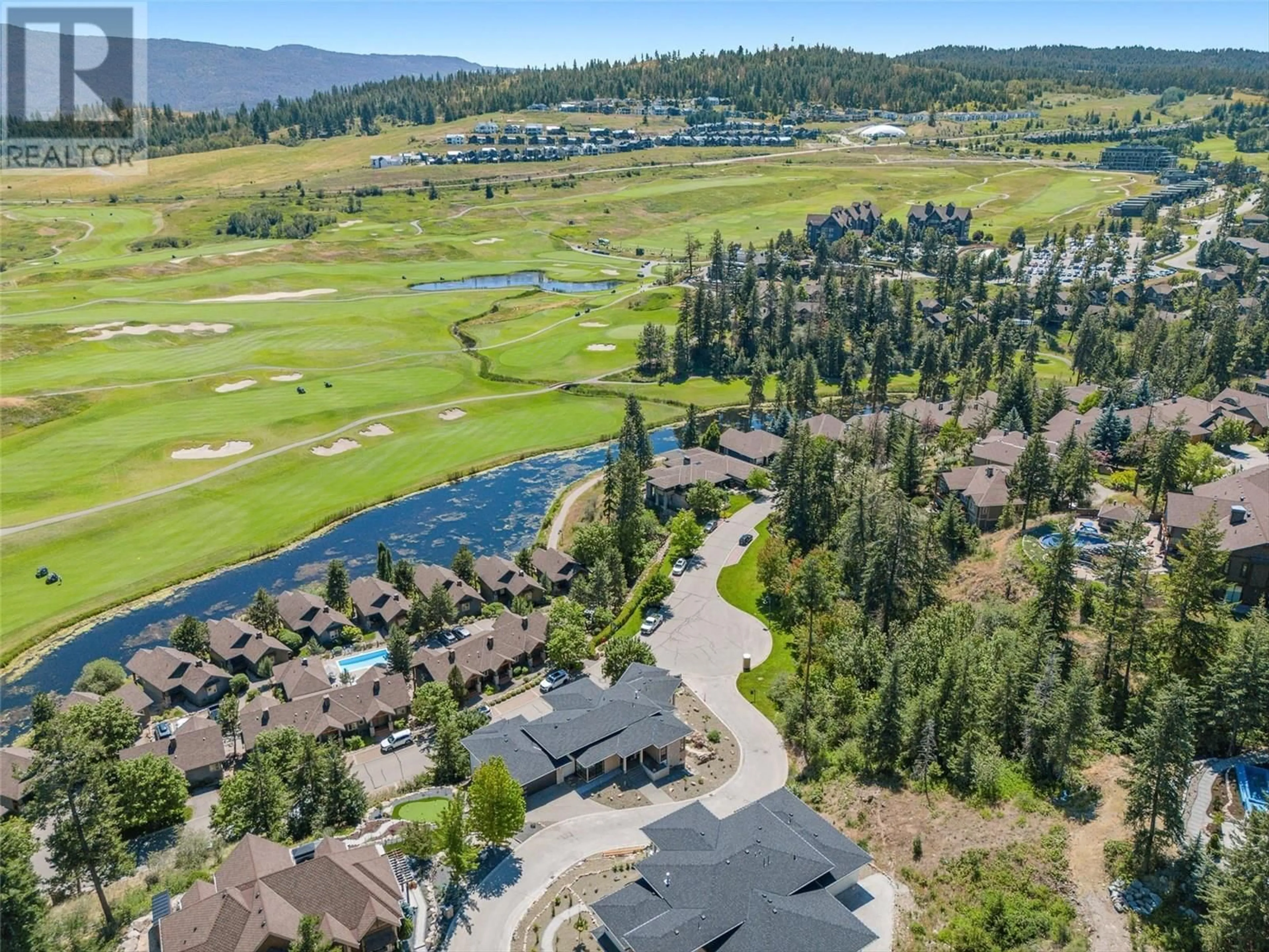 A pic from outside/outdoor area/front of a property/back of a property/a pic from drone, water/lake/river/ocean view for 4 - 271 CHICOPEE ROAD, Vernon British Columbia V1H1V7