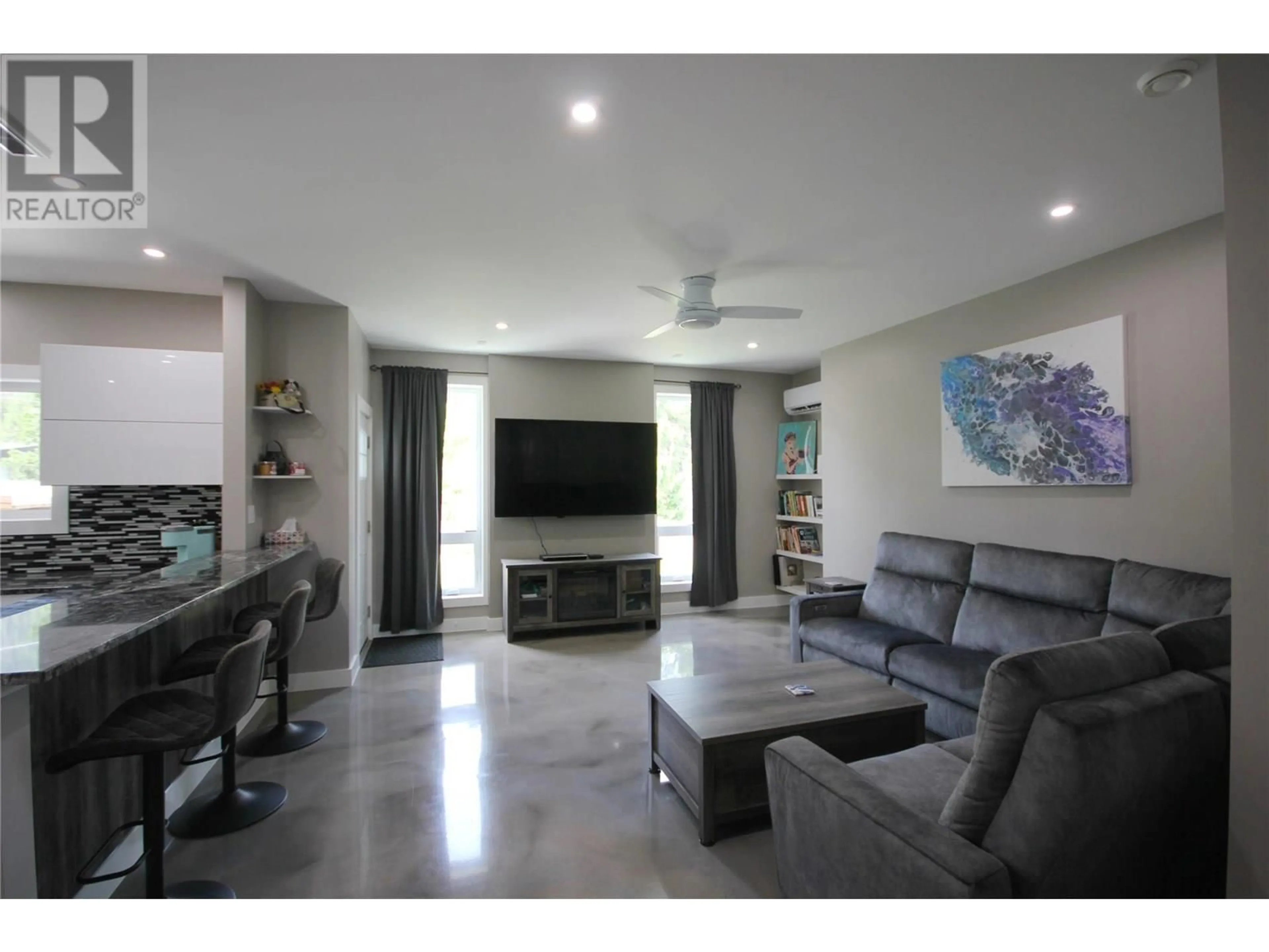 Home theater for 174 CROWN CRESCENT, Vernon British Columbia V1H2C3