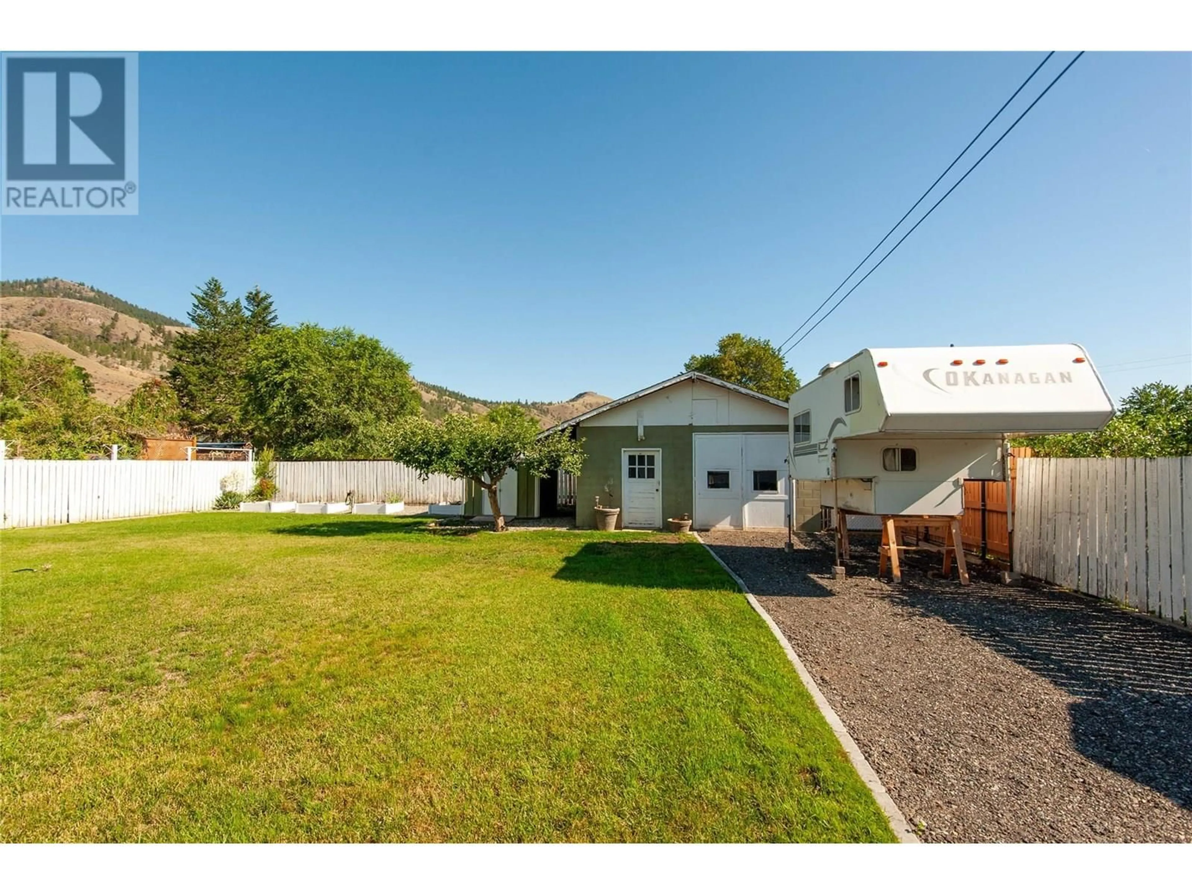 A pic from outside/outdoor area/front of a property/back of a property/a pic from drone, street for 834 CRAMOND ROAD, Kamloops British Columbia V2B6J9