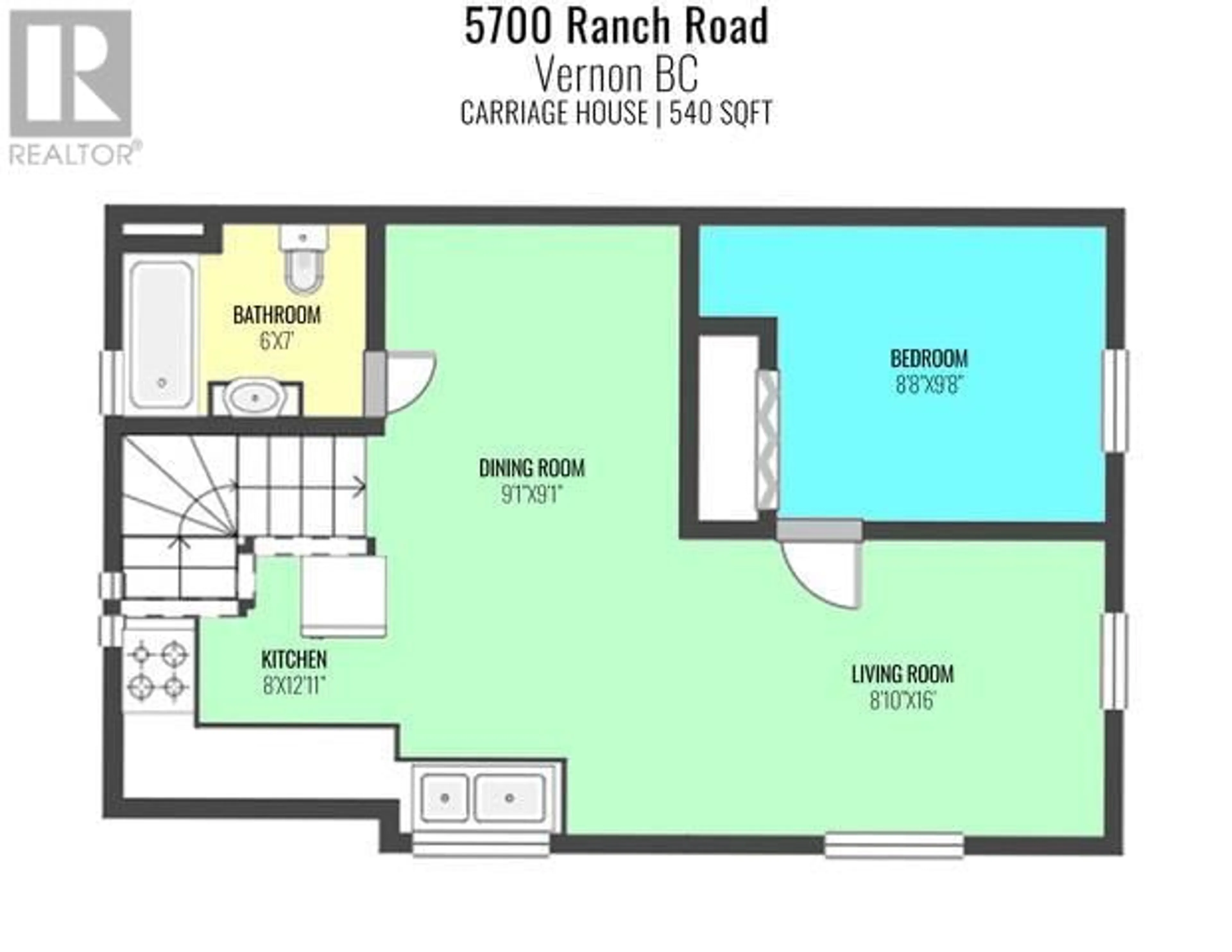 Floor plan for 5700 RANCH ROAD, Vernon British Columbia V1B3J9